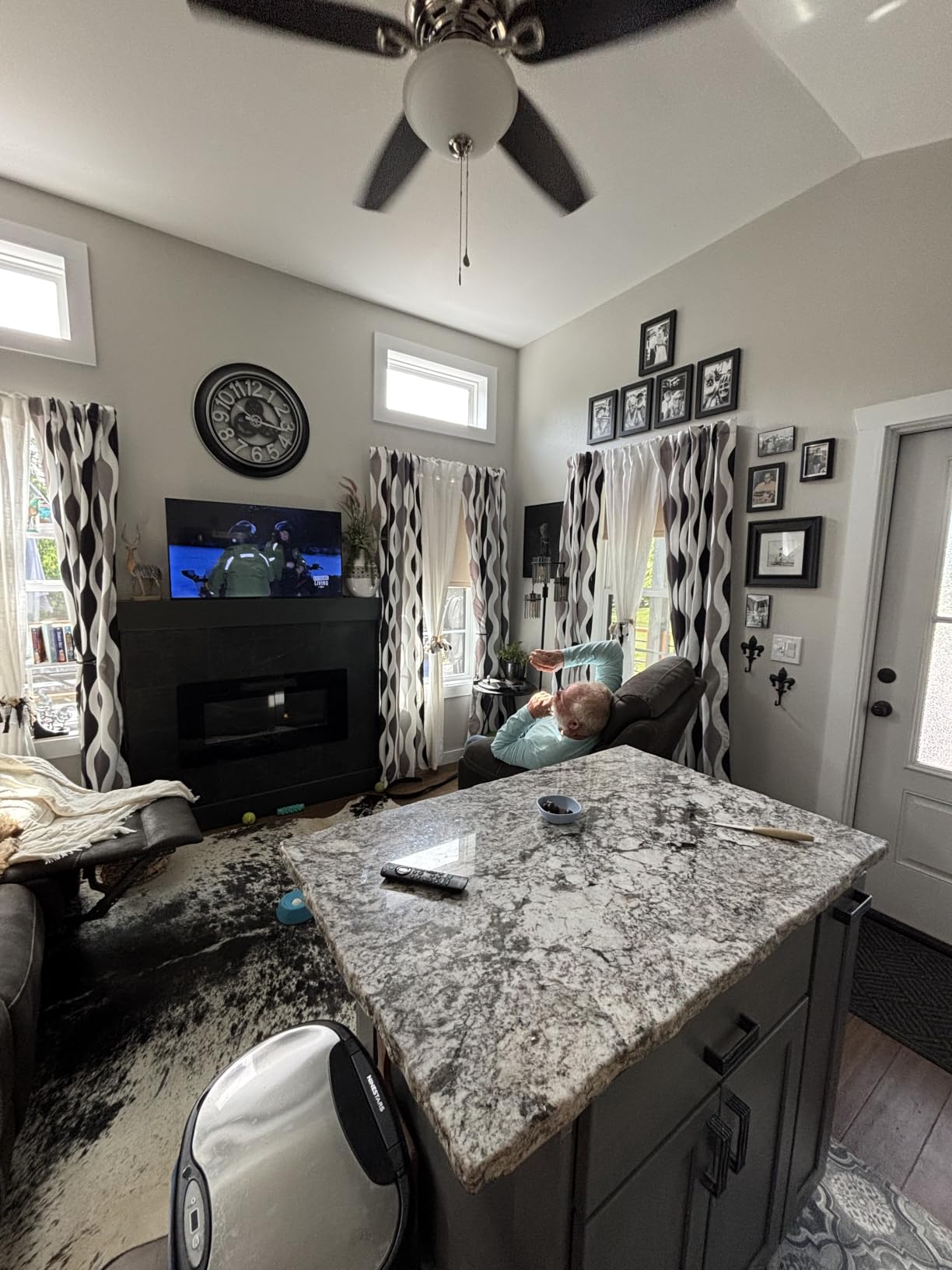 Boolegon Blackout Roller Shades for Windows, Beige, Custom Size customer photo 1