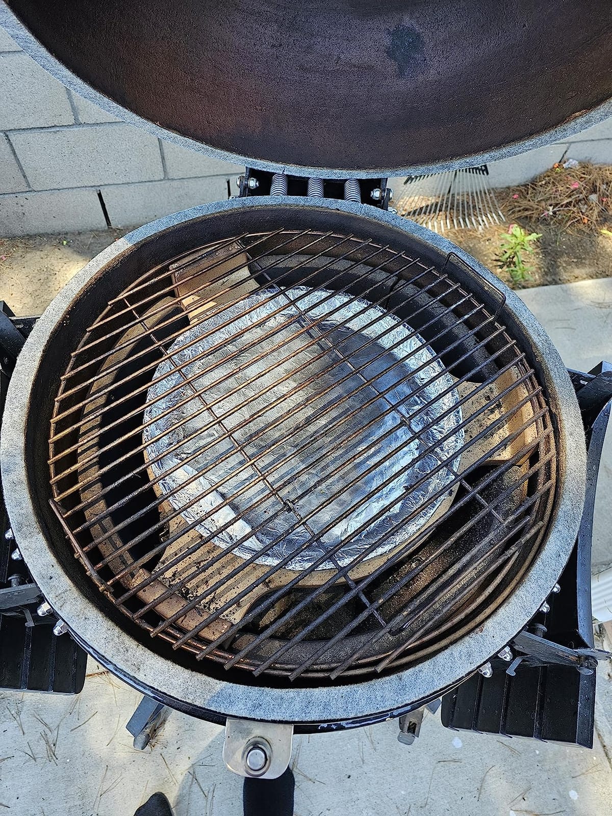 Vankey 12in Deep Dish Drip Pan, Stainless Steel Pizza Pan Fits For Kamado Joe, Roast Pan For Big Size Green Egg & Acorn & Weber Grills & Smokers customer photo 1