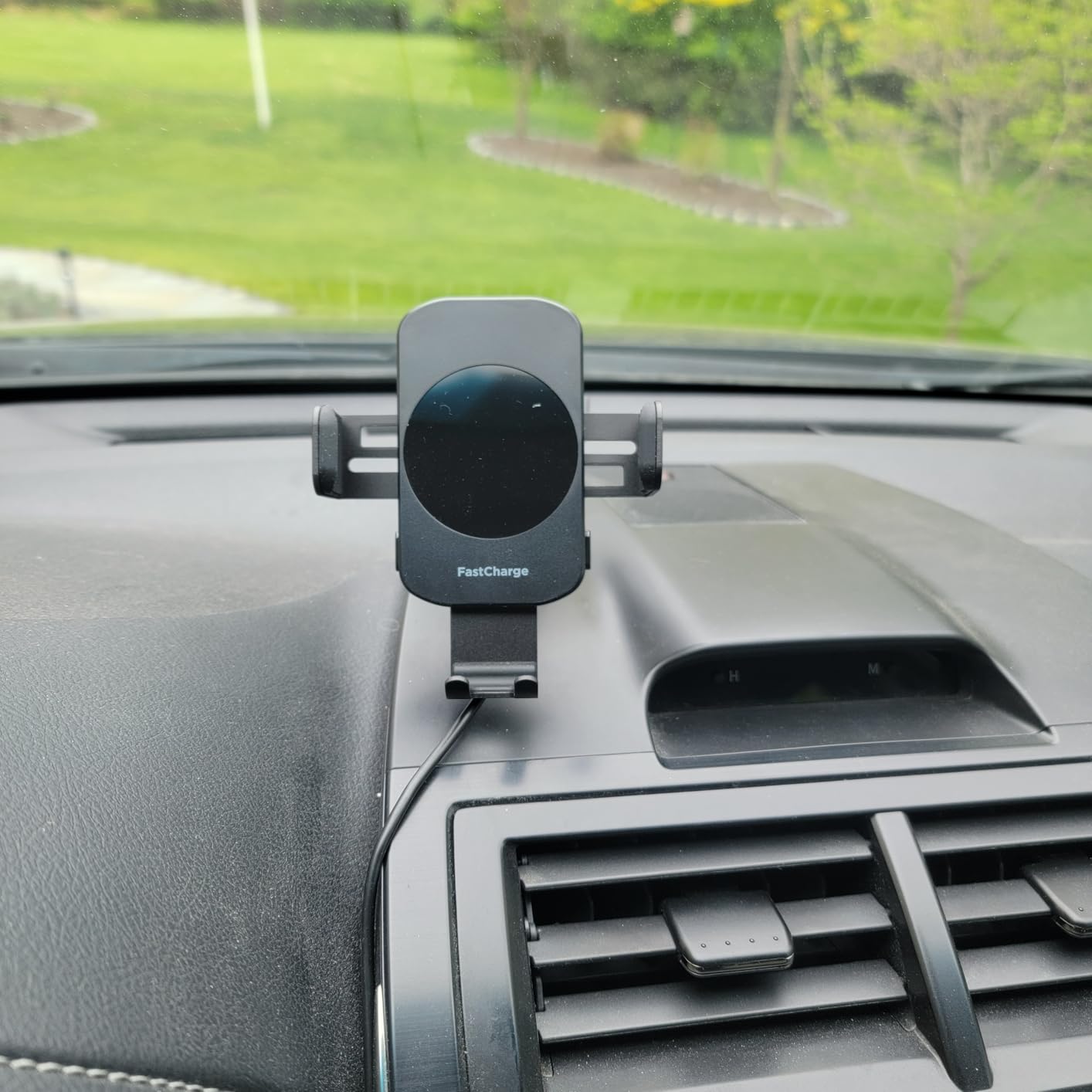 3-in-1 Wireless Car Charger Mount, 15W Fast Charging Auto-Clamping Phone Holder for iPhone 17 16 15 14, Samsung Galaxy S24 S23, Dashboard, Vent & Windshield Car Mount customer photo 2