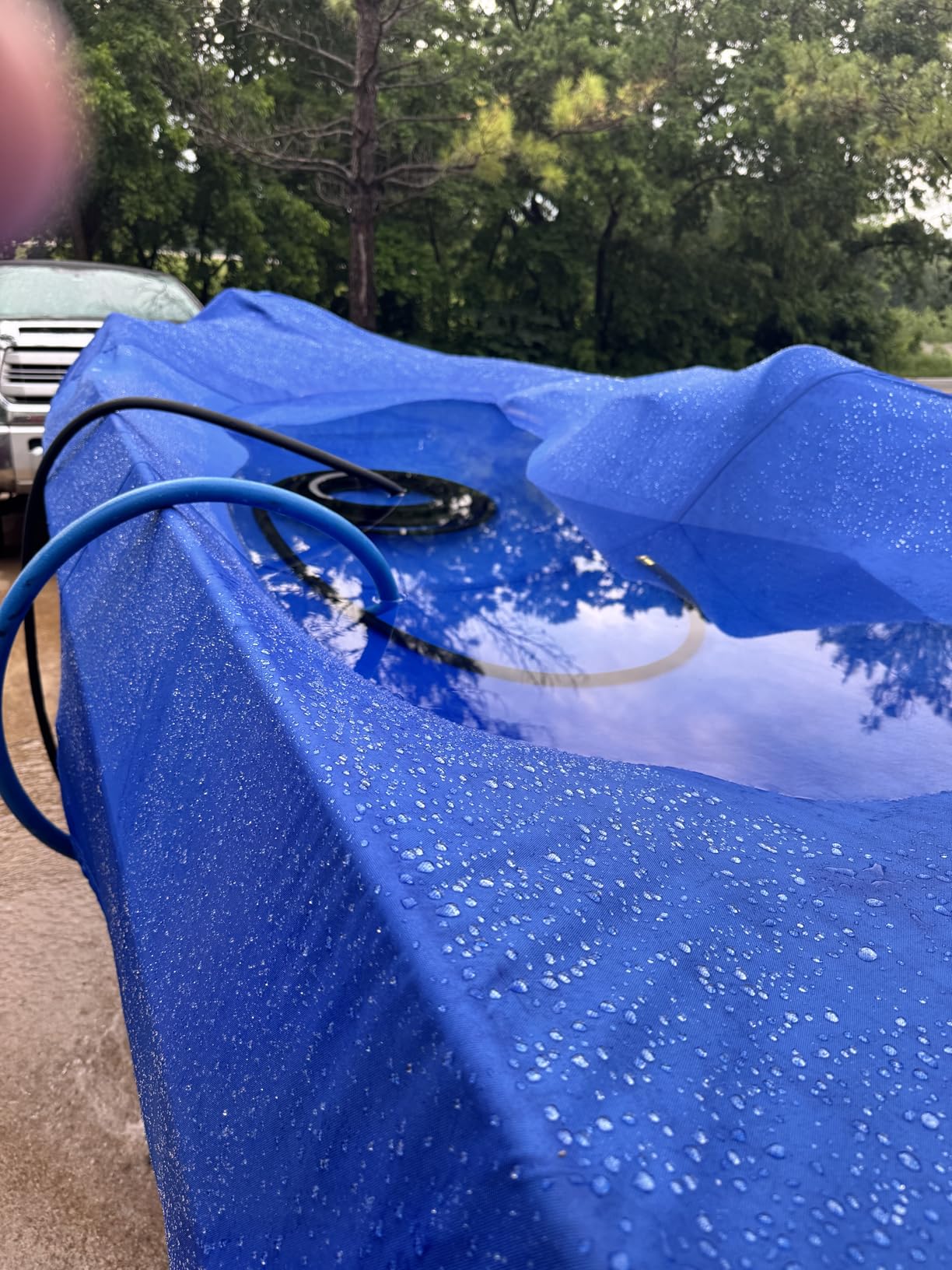 Boat Cover 14-16 ft, 1200D Waterproof V-Hull, Gray customer photo 1
