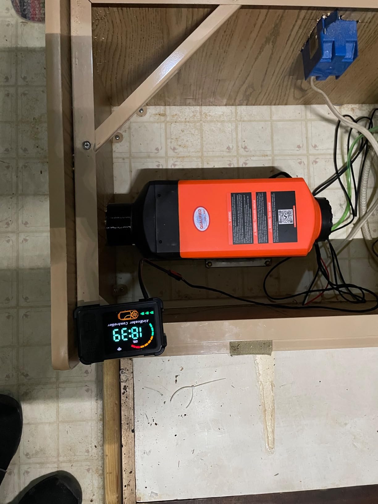 VEVOR 8KW Diesel Heater, Parking Heater with Automatic Altitude Adjustment, Max 18045 ft, Bluetooth App Control Diesel Air Heater, Remote Control and LCD, for Car SUV Trailer Camper Van Boat Garage customer photo 2
