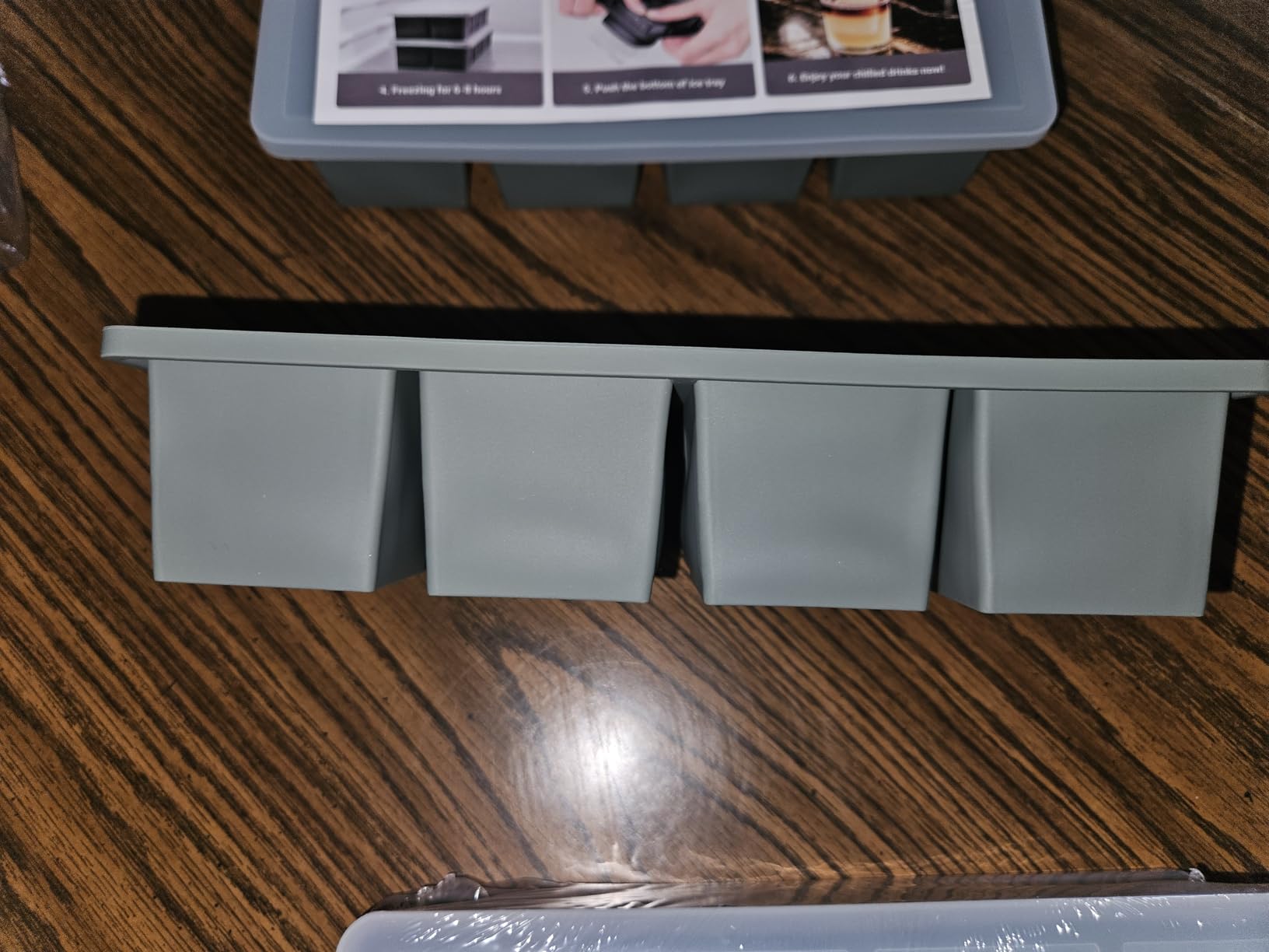 GGOW Large Silicone Ice Cube Trays 2 Inch - Huge Square Ice Cubed Tray for Whisky and Cocktail customer photo 2