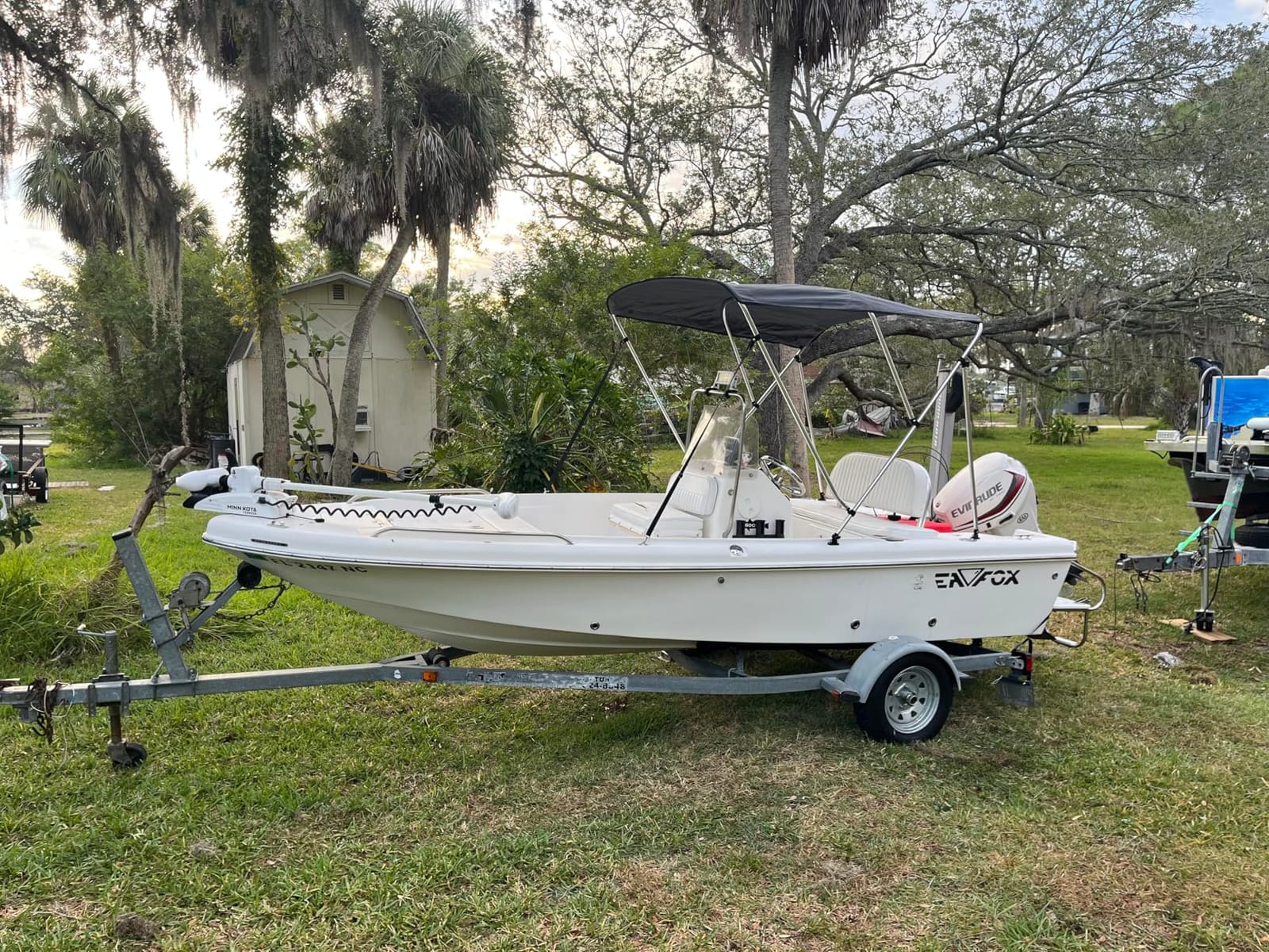 RVMasking Waterproof Boat Cover, 1600D Heavy-Duty Fabric, 20-22ft, Gray | Ultra-Thick Polyester Canvas, Trailerable, UV & Tear-Resistant, Air Vents, 11 Straps, Storage Bag, Fits V-Hull Bass Boats customer photo 2
