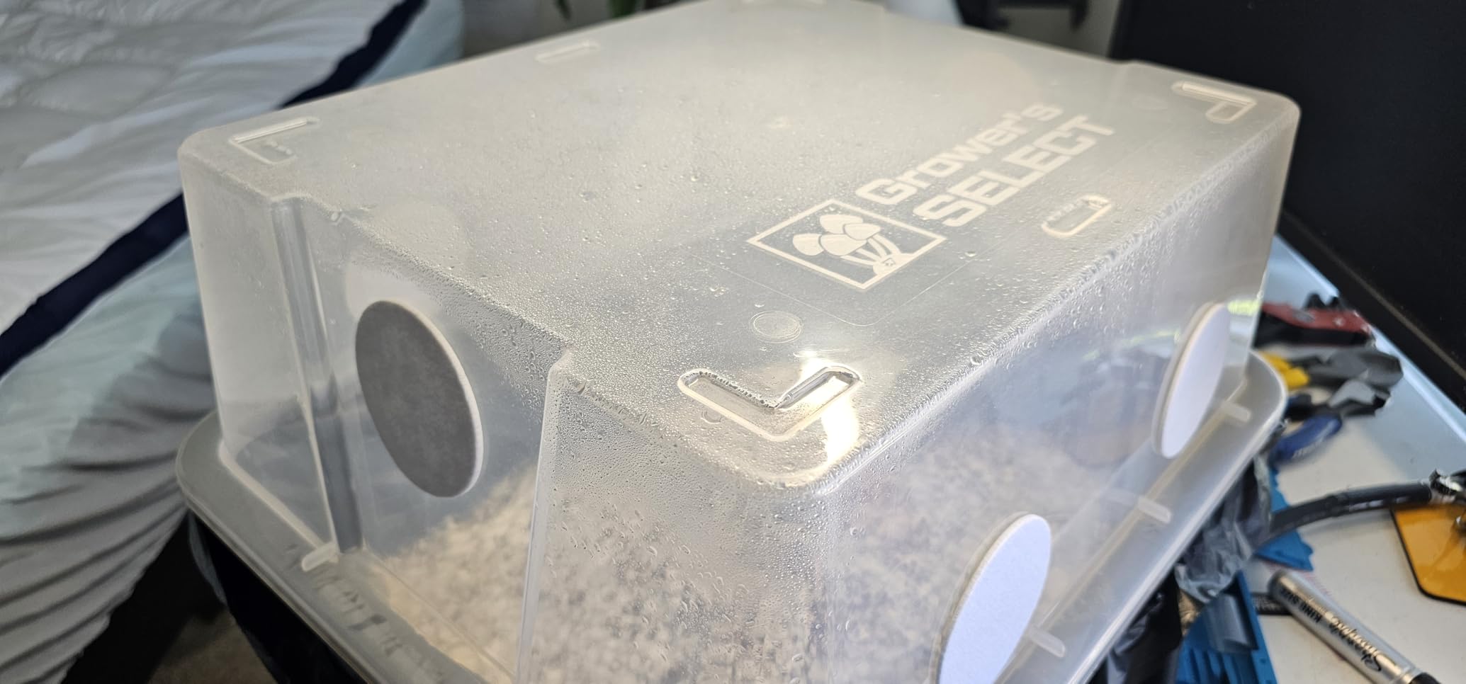 Myco Labs Grower's Select Mushroom Monotub Fruiting Chamber with Filter Disks and Liner customer photo 1