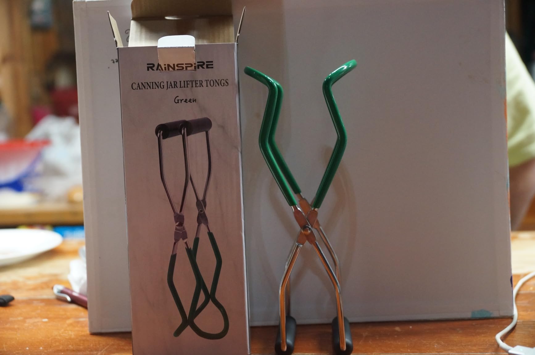 Upgraded Heavy Duty Canning Tongs Jar Lifter Sturdy Stainless Steel Black customer photo 1