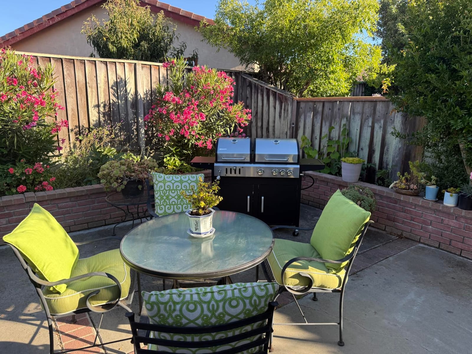 Captiva Designs Propane Gas and Charcoal Grill Combo with Side Burner,Black customer photo 2