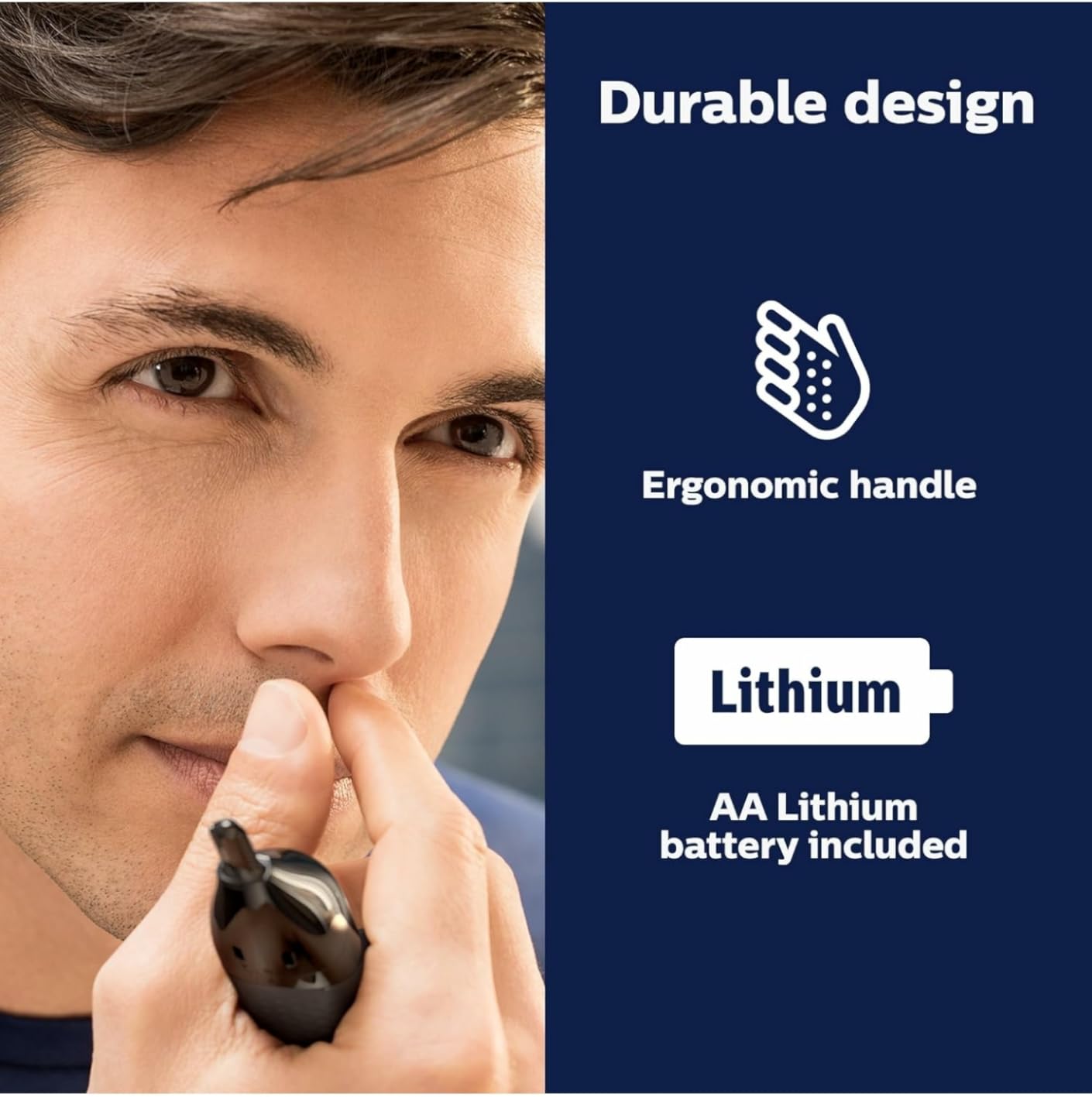 Norelco Philips Nose Trimmer 5000 for Nose, Ears, Eyebrows & Details customer photo 1