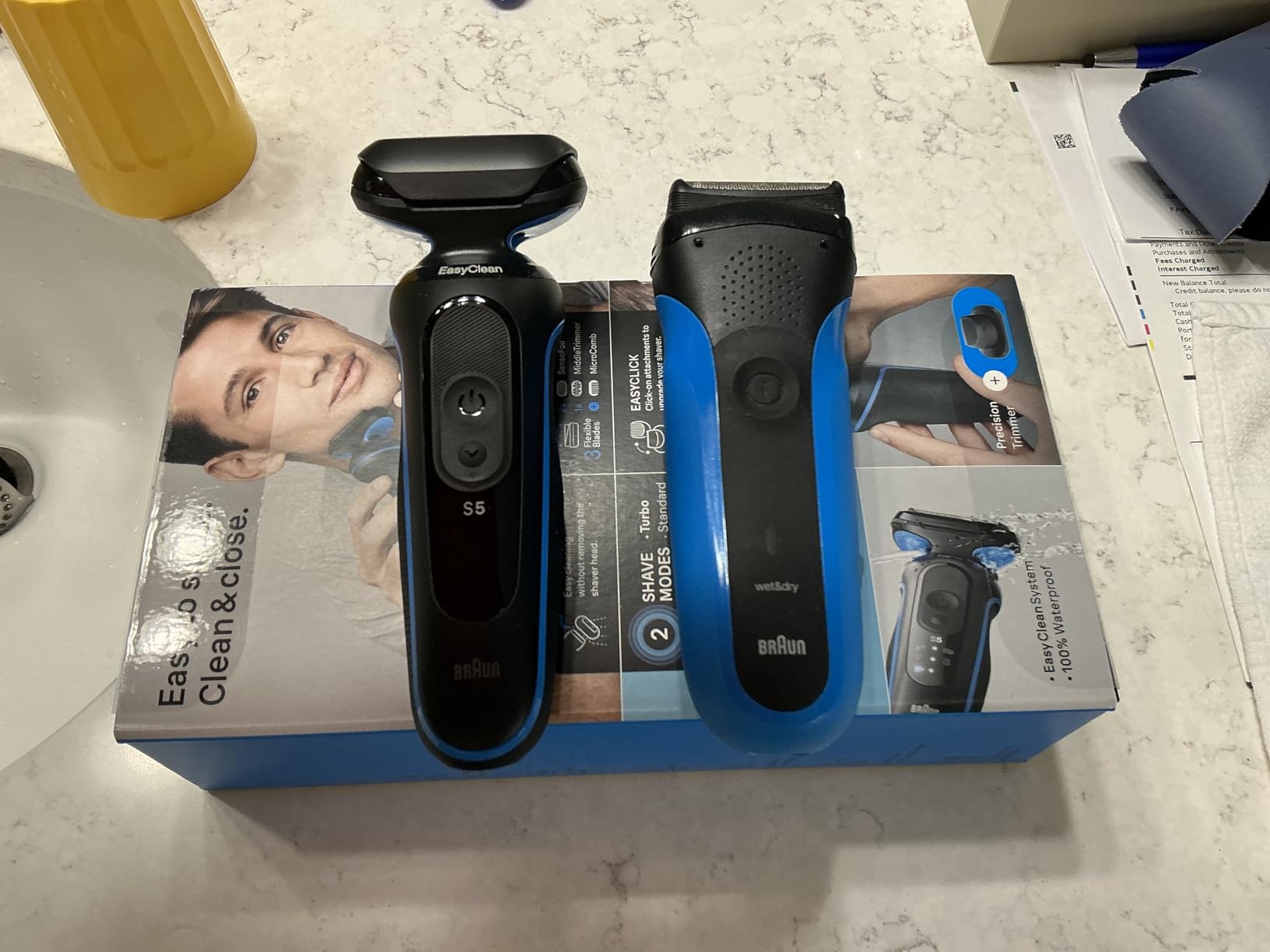 Braun Electric Shaver for Men, Series 5 5118s, Waterproof, Wet & Dry Shave, Turbo Shaving Mode, Foil Shaver with Precision Trimmer, Battery Powered, 50 Minute Battery Runtime customer photo 2