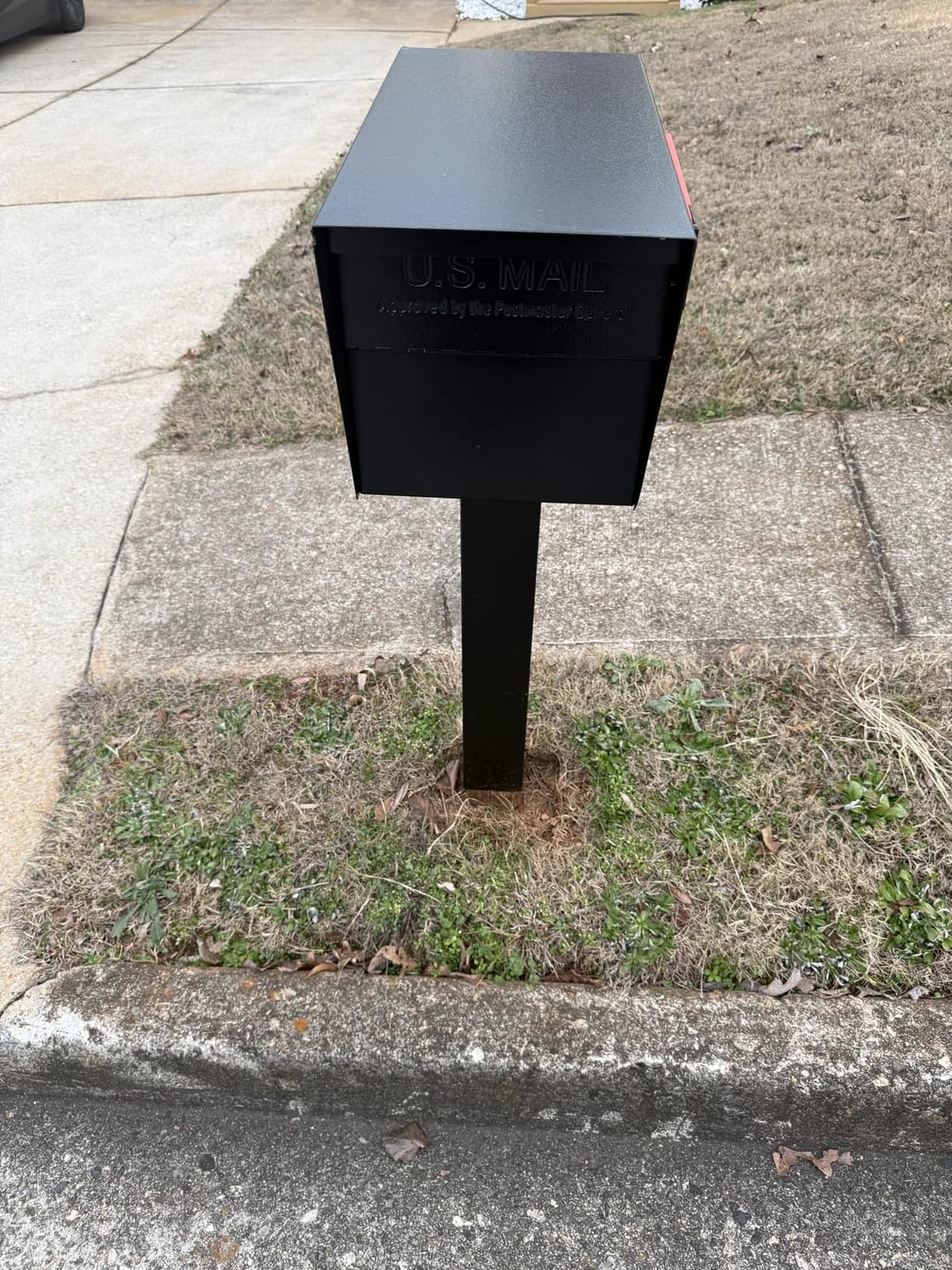 Mail Boss Mail Manager Street Safe Rear Access Locking Post Mount Mailbox customer photo 2