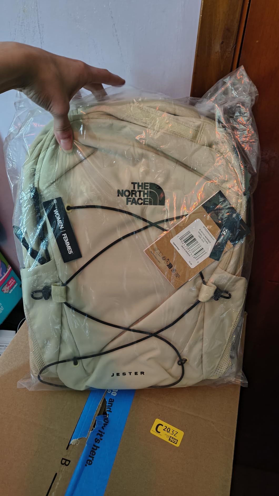 The North Face Women's Jester Everyday Backpack, Ice Bl/Blk, OSFA | Commuter Travel Bag, Laptop Sleeve, Water-Repellent customer photo 1