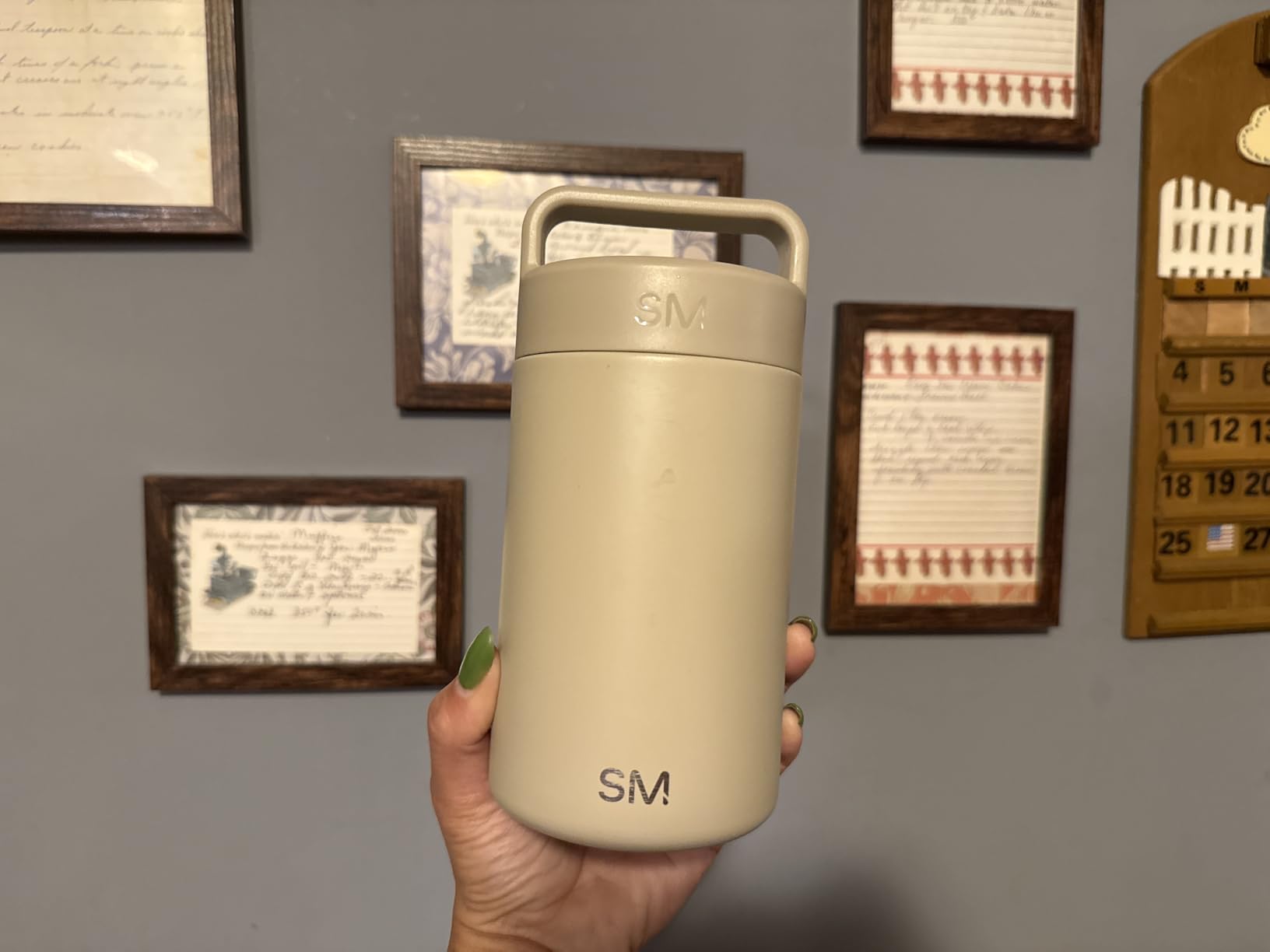 Simple Modern Insulated Food Jar with Handle | 12oz | Navy customer photo 1