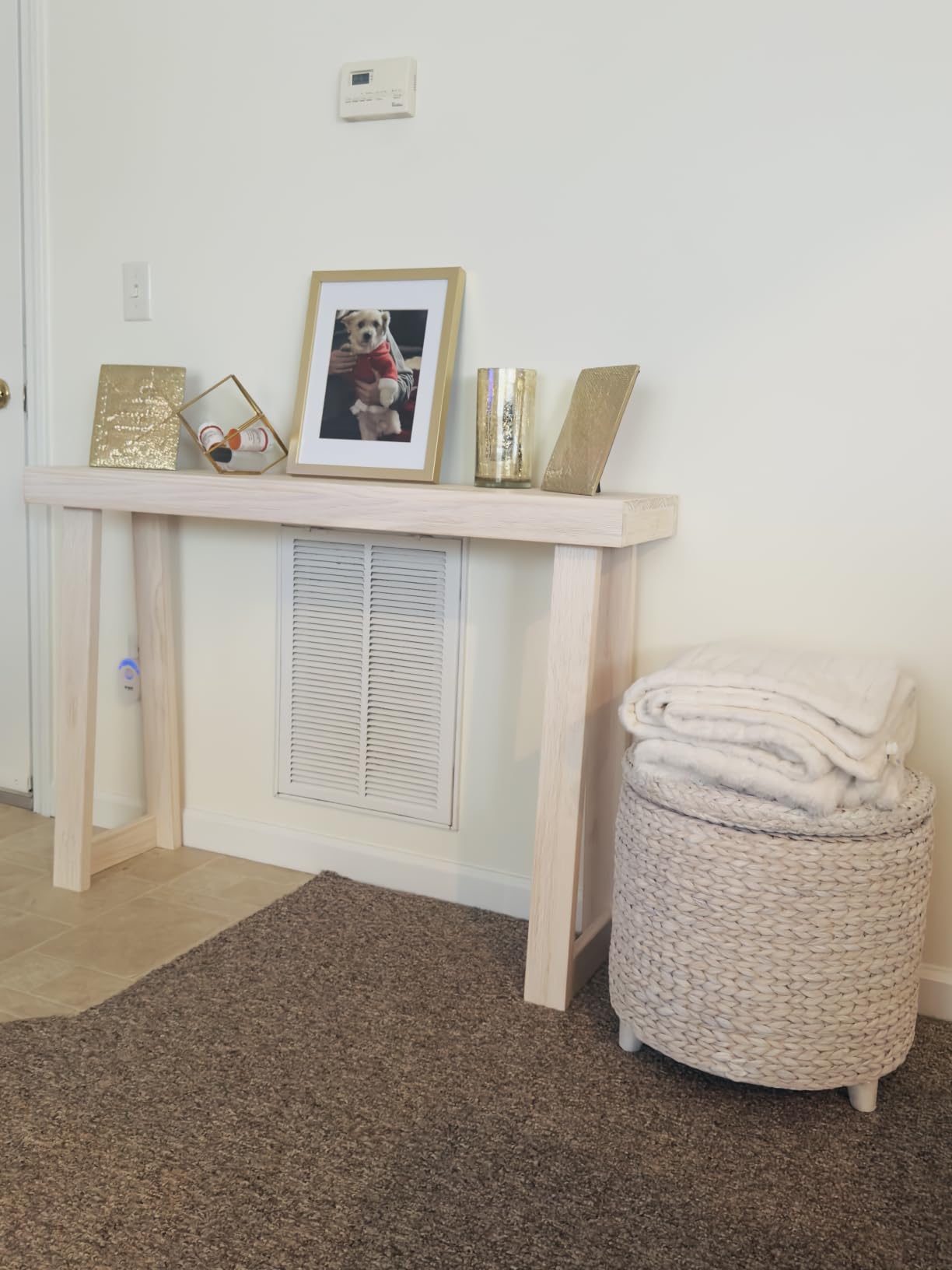 Plank+Beam Classic Console Table, 46 Inch, Blonde customer photo 1