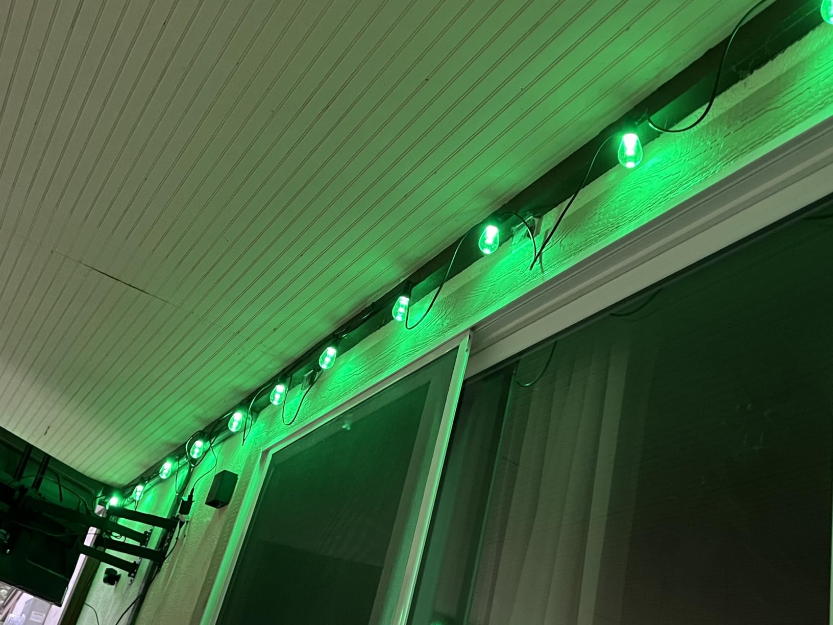 CAWWS Outdoor String Lights 50FT, Color Changing Patio Lights, Waterproof | 20 Shatterproof LED Bulbs, Multicolor & Warm White, Dimmable, IP67 Waterproof, APP & Remote, Custom Colors, 24V Low Voltage customer photo 1
