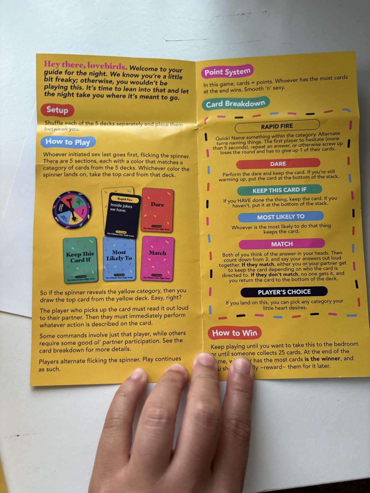 The Ultimate Date Night Game by Relatable, Great for Couples Games and Stay at Home Date Night Ideas, From The Makers of Let's Get Deep Relationship Card Game, Includes 200 Cards & Spinner customer photo 1