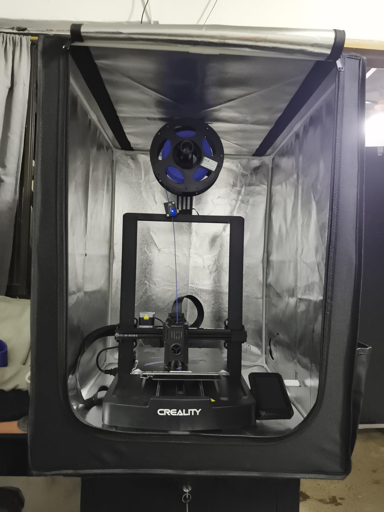 YOOPAI 3D Printer Enclosure, Dustproof Tent Constant Temperature Protective Cover for Creality Ender 3 V3 SE/KE/Ender 3/Ender 3 Pro/Ender 3V2/Ender 3 S1/ For Anycubic Elegoo Printers, 29.5x25.6x21.6