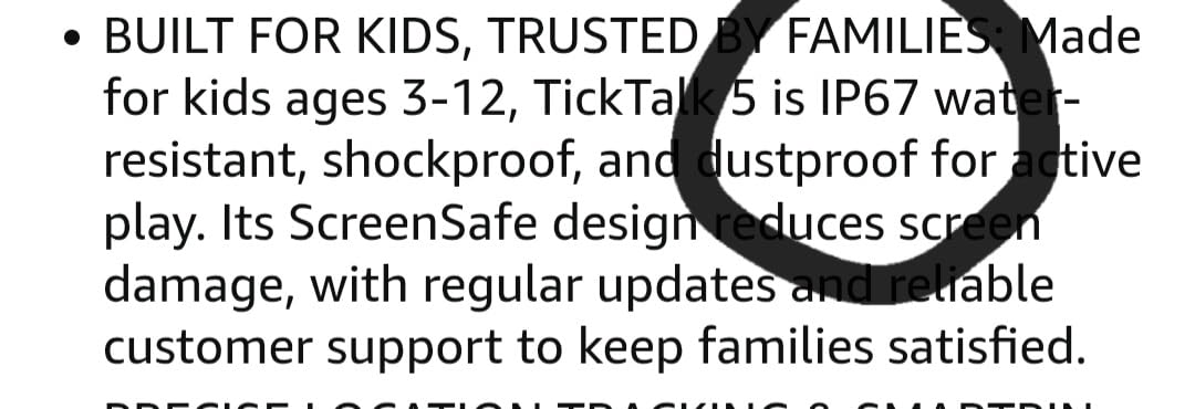 TickTalk5 Kids Smart Watch with GPS Tracker, Calls, Texts & SOS Ages 3-12 customer photo 1