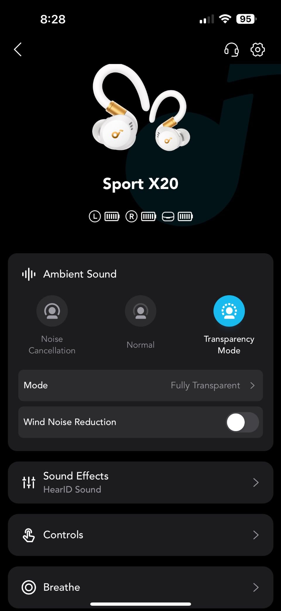 Soundcore Sport X20 by Anker Noise Cancelling Workout Earbuds, Ear Hooks | Rotatable and Extendable Ear Hooks, Deep Bass, IP68 Waterproof, Sweatproof, Dustproof, 48H Playtime, Sport Earbuds for Gym customer photo 2