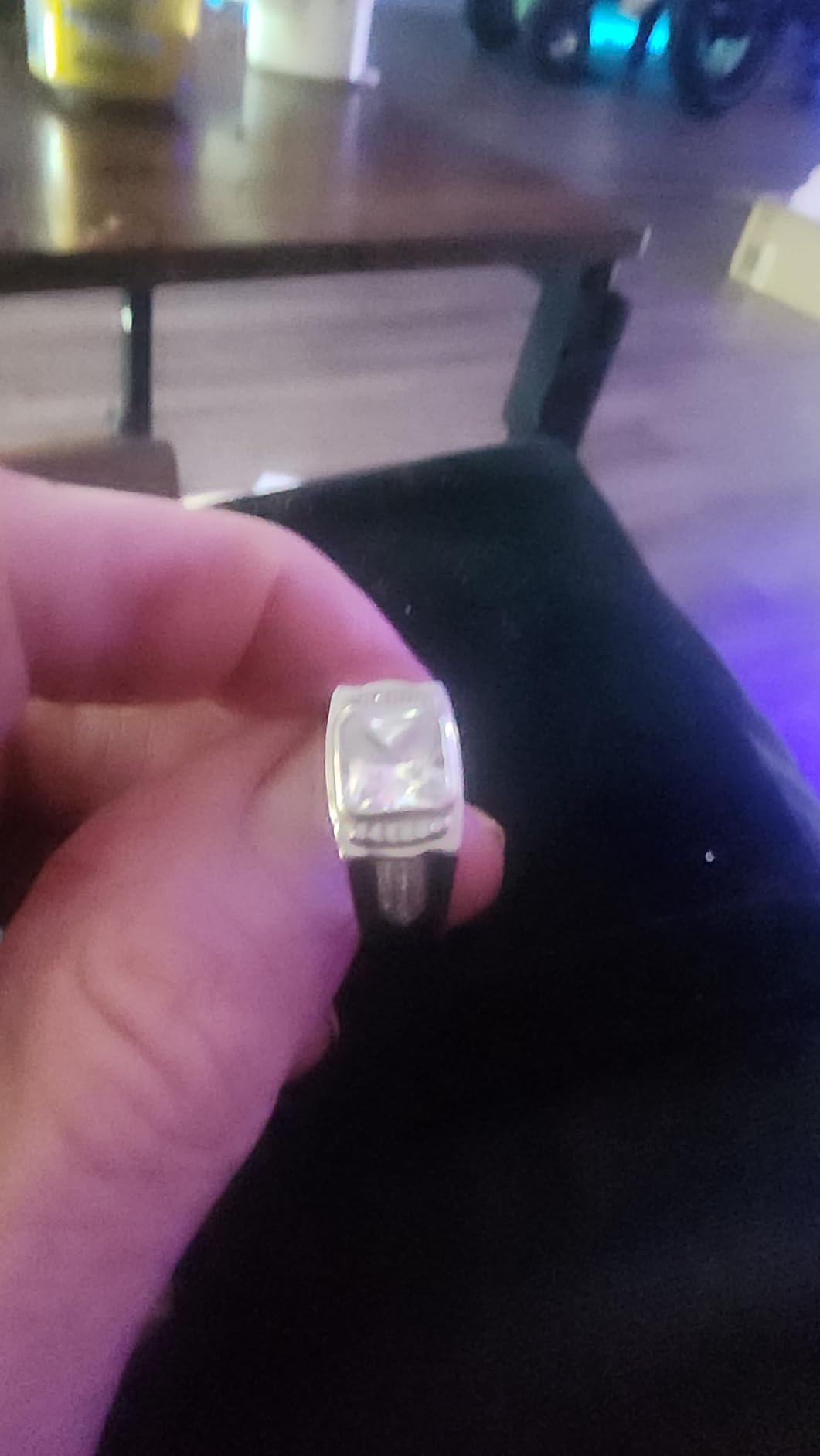 Yaresul 925 Sterling Silver Mens Gemstone Ring, Size 6-13 customer photo 1