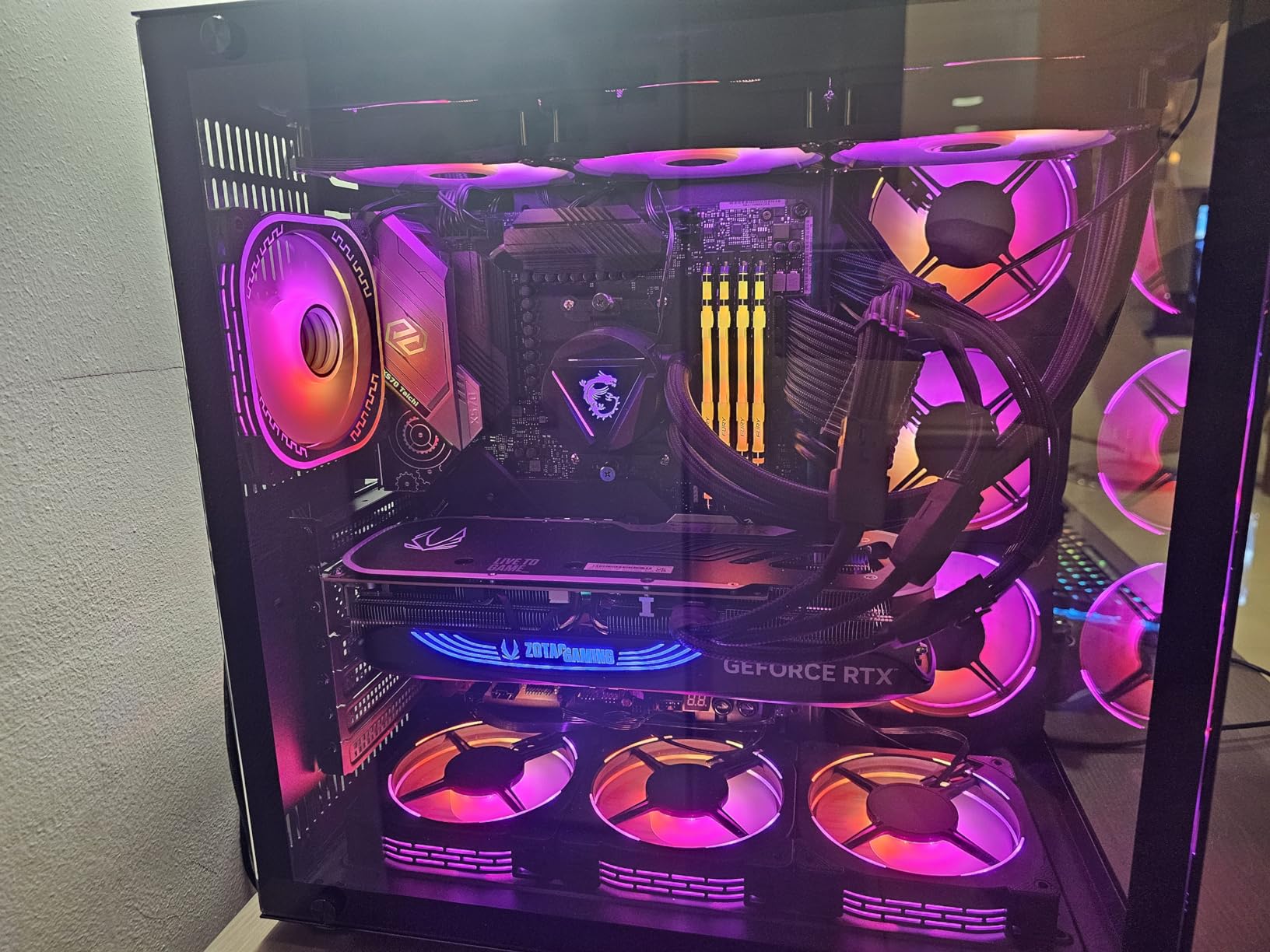ZOTAC Gaming GeForce RTX 4080 Super Trinity Black Edition DLSS 3 16GB GDDR6X 256-bit 23 Gbps PCIE 4.0 Gaming Graphics Card, IceStorm 2.0 Advanced Cooling, Spectra RGB Lighting, ZT-D40820D-10P customer photo 2