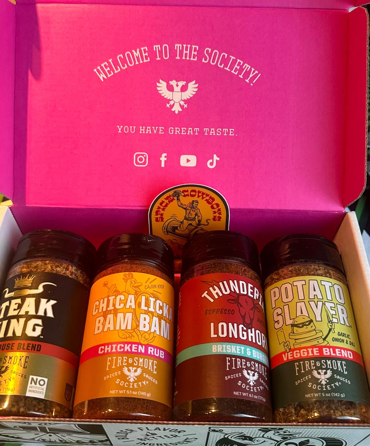 Fire & Smoke Society Meat & Potatoes Seasoning Set | BBQ Rub Blends, 4-Pack customer photo 1