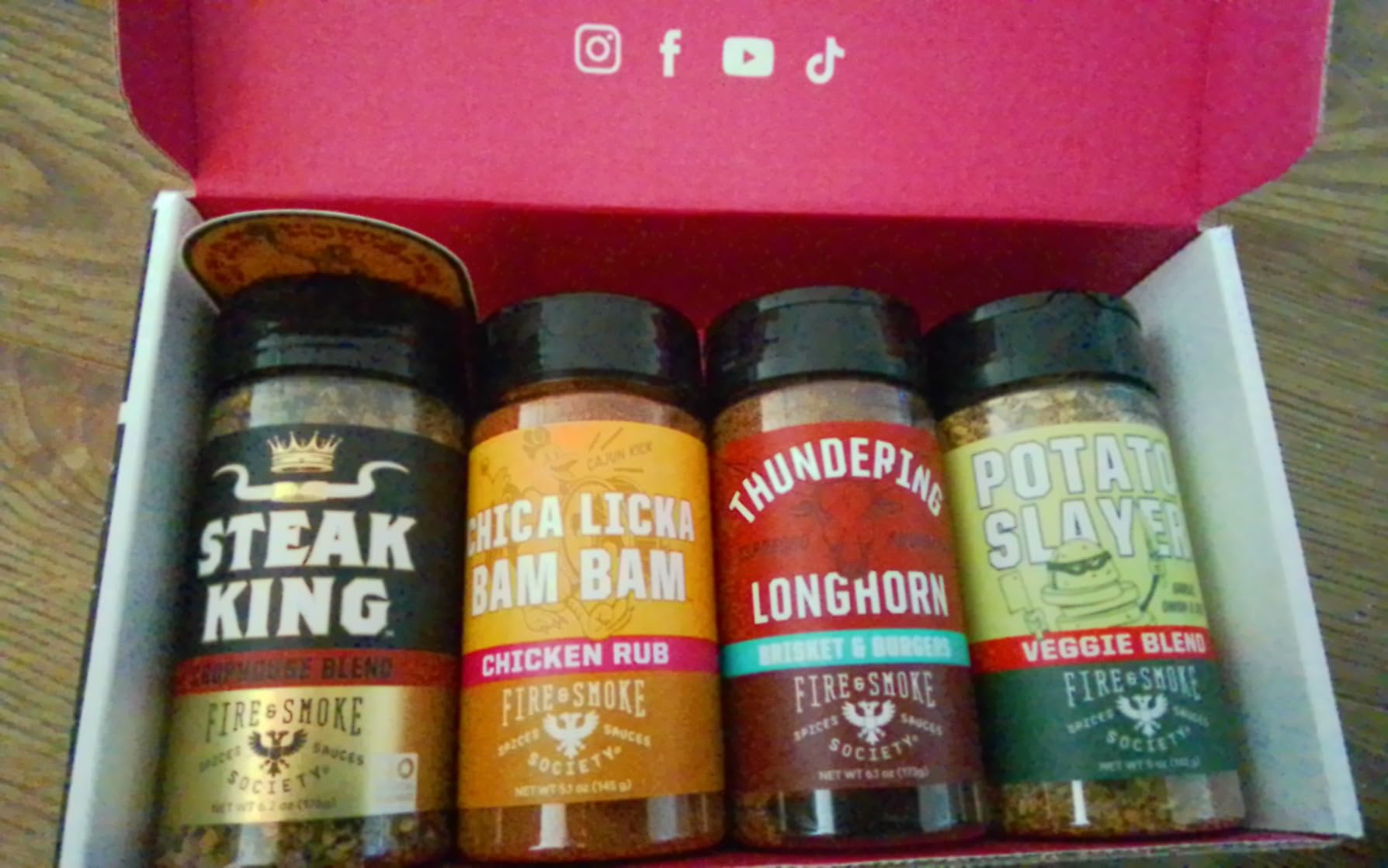 Fire & Smoke Society Meat & Potatoes Seasoning Set | BBQ Rub Blends, 4-Pack customer photo 2