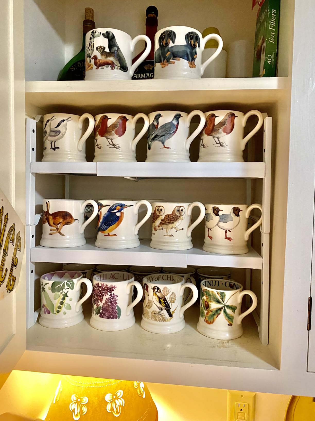 Expandable Cabinet Shelf Organizer, Adjustable kitchen Countertop Storage customer photo 1