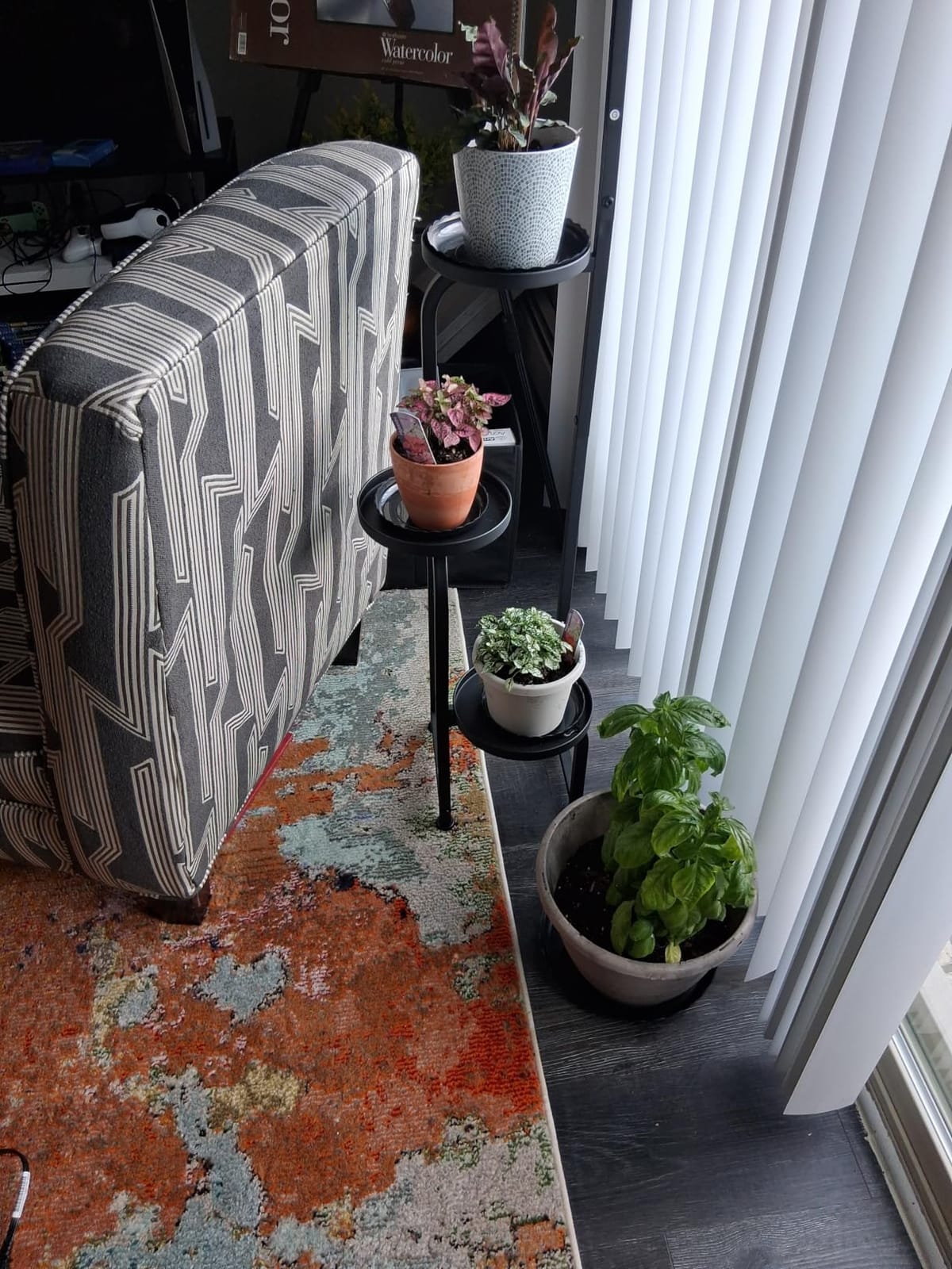 Bamworld Tall Plant Stand Indoor Outdoor Corner Metal Flower Pot Stands | 4 Tier Heavy Duty Plant Shelf for Multiple Plants Plant Table for Patio Garden Balcony Living Room Bedroom(Patent Design) customer photo 2