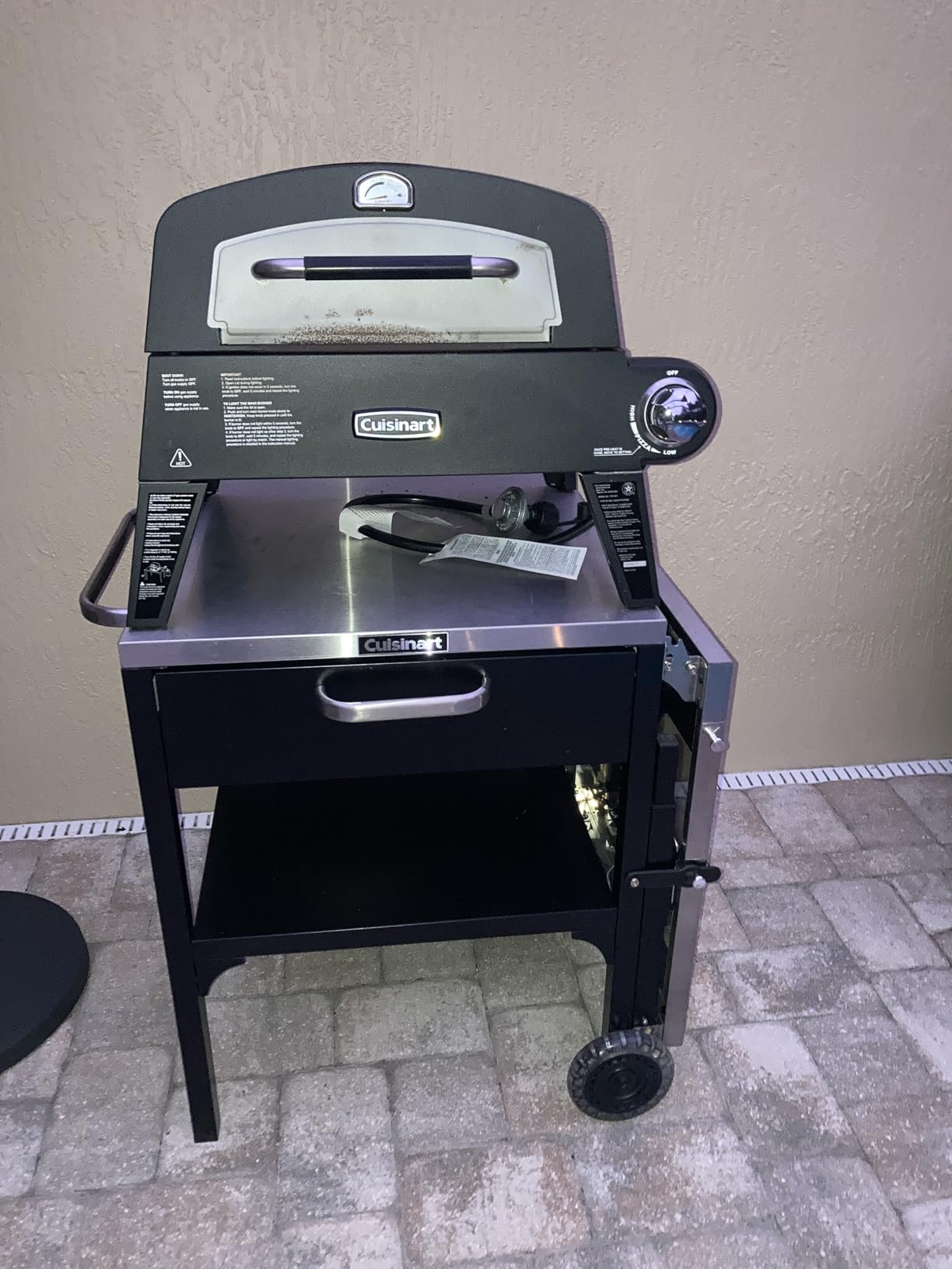 Cuisinart Prep ‘n Cook Outdoor Table and Grill Stand, Stainless Steel Folding Table with Wheels, 48” x 24” Prep Station for Home BBQ, Tailgates, Cookouts customer photo 1