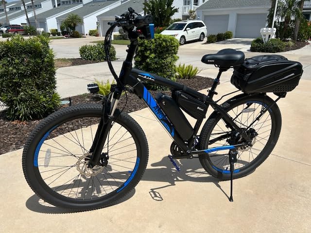 ANCHEER Electric Bike for Adults, Peak 750W Ebike, 3 Hours Fast Charge, 60 Miles Electric Bicycle with 48V/499Wh Battery, 27.5 '' Hummmer Electric Mountain Bike with LCD Display, 21 Speed customer photo 2