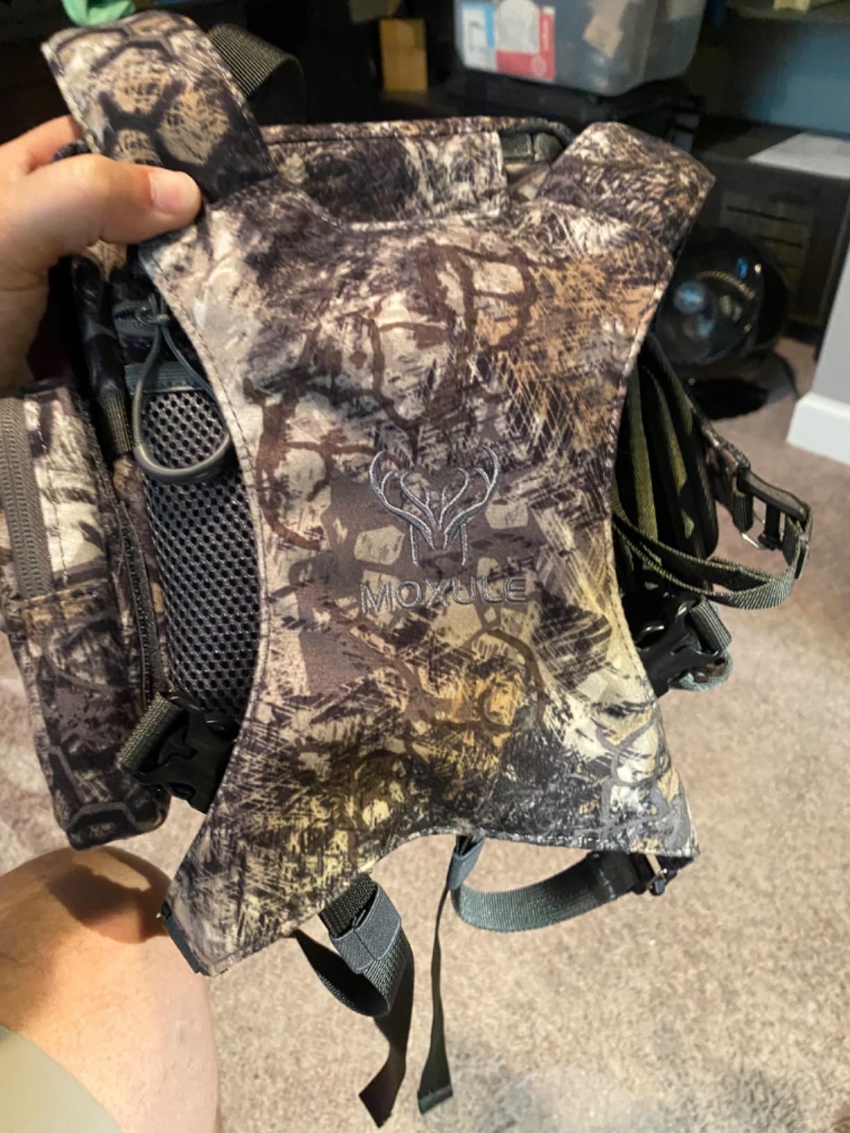 MOXULE Binocular Harness Chest Pack: Bino Case with Rangefinder Pocket customer photo 2