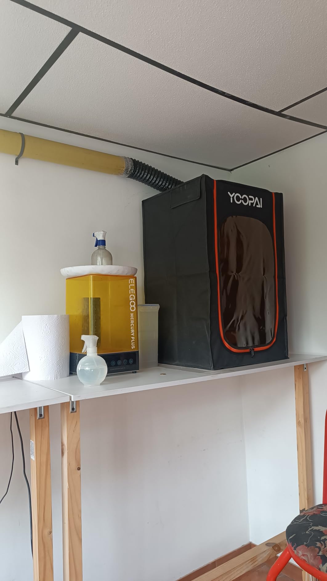 YOOPAI Multifunctional Resin 3D Printer Enclosure with Ventilation Filter | High Quality 3D Printer Vented Enclosure Tent Cover Eliminate Odors Compatible with Anycubic Elegoo LCD Resin UV 3D Printer customer photo 1