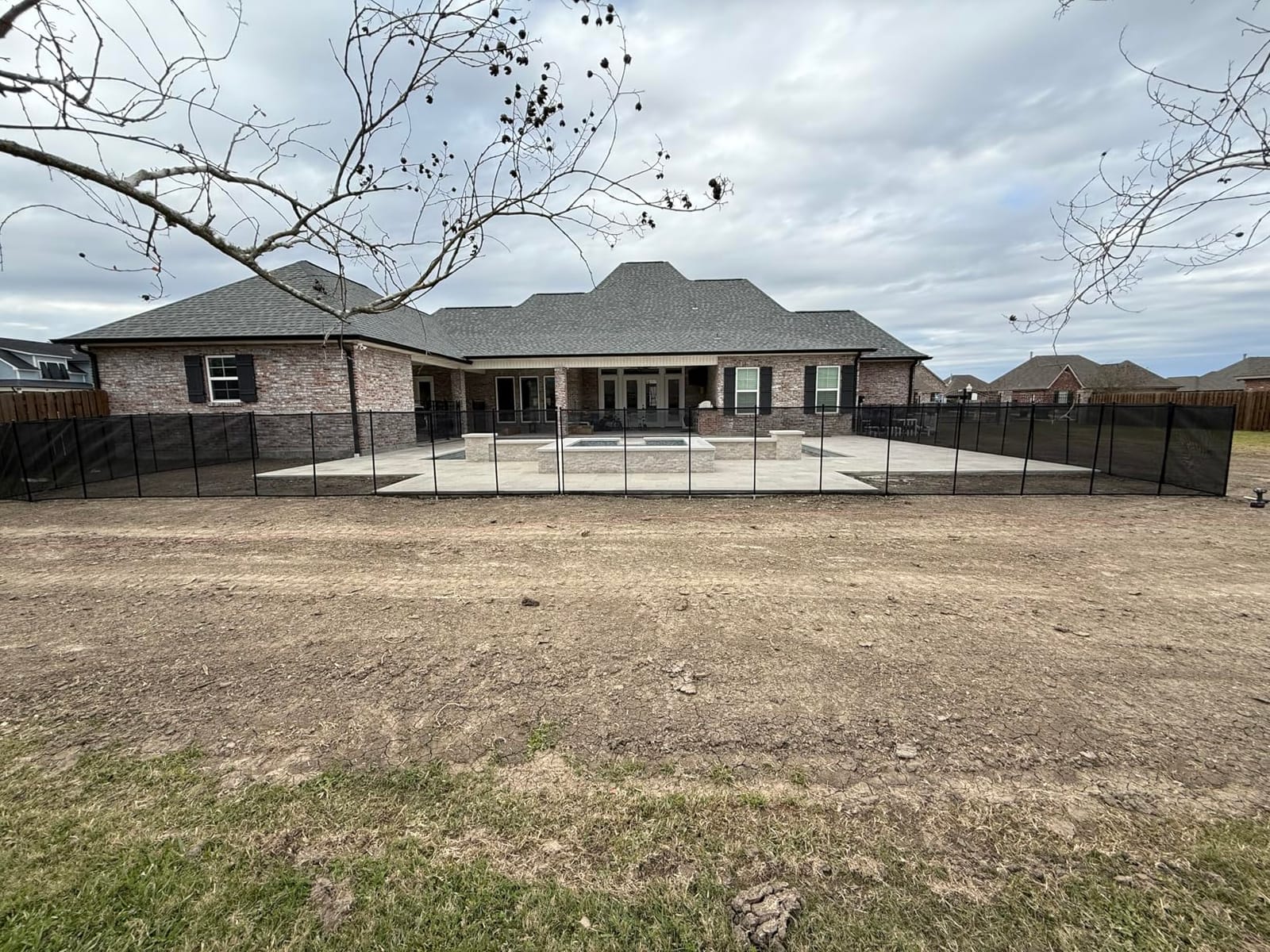 VEVOR Pool Fence, 4 x 108 FT Pool Fences for Inground Pools, Removable Safety Pool Fencing, Easy DIY Installation Swimming Pool Fence, 340gms Teslin PVC Pool Fence Mesh Protects Kids and Pets customer photo 1