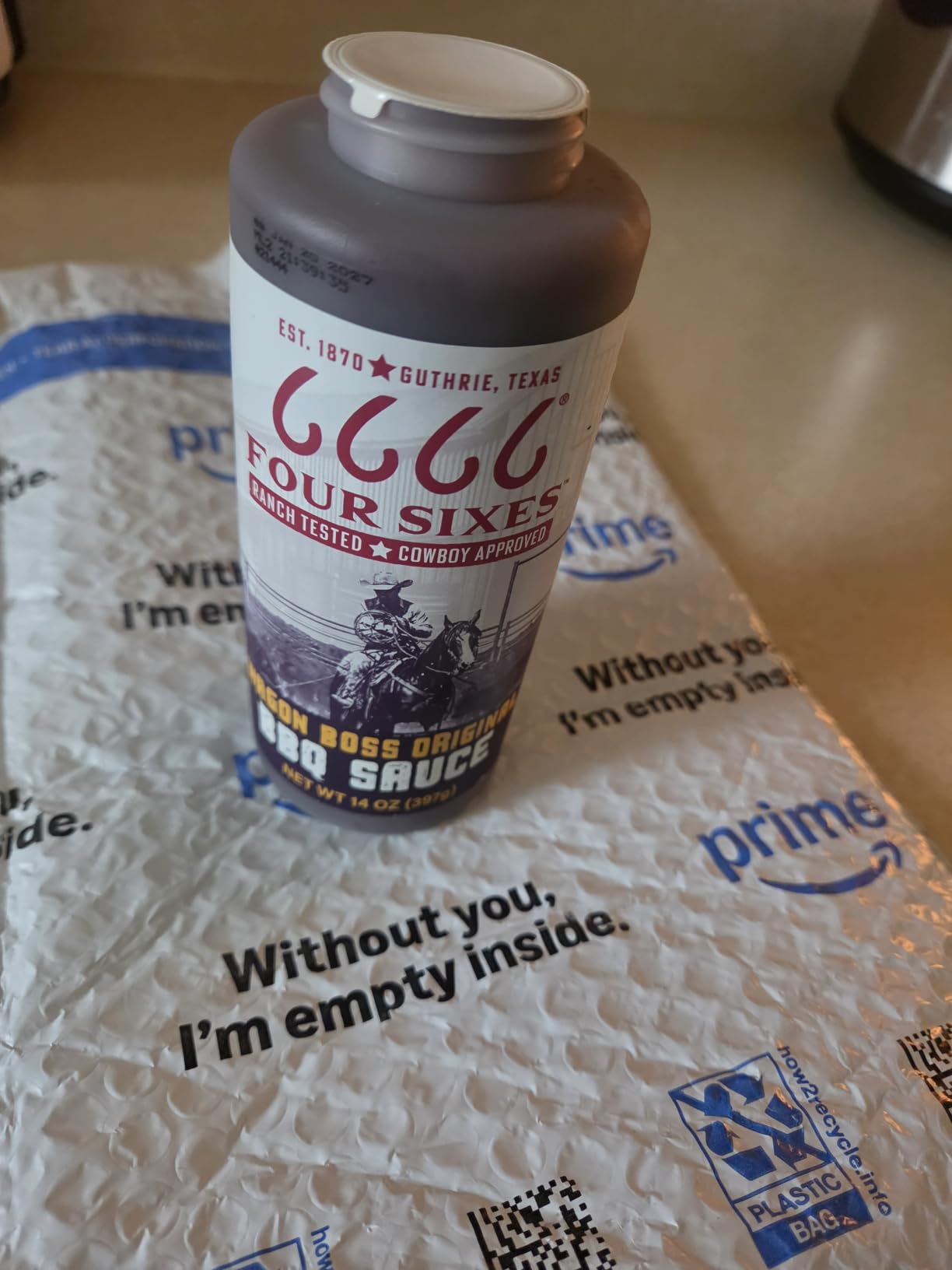 6666 Four Sixes Wagon Boss Original BBQ Sauce, 14 Ounce customer photo 1