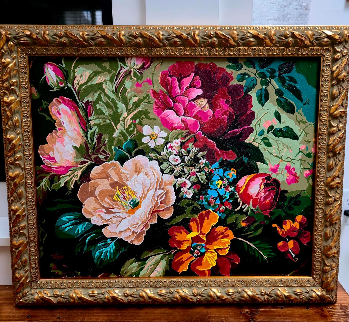 Arttoplus Flower Paint by Numbers Kit for Adults Canvas 16x20 inch customer photo 1