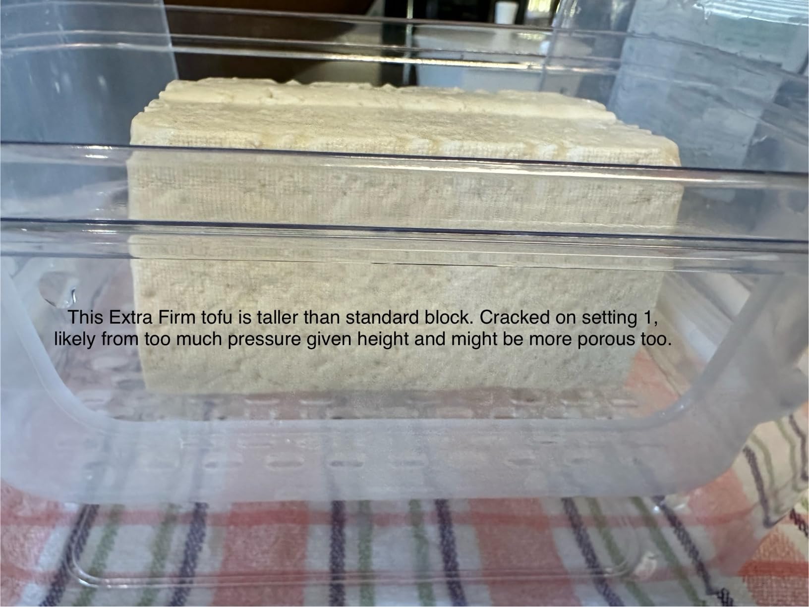 OXO Good Grips Tofu Press | Plate Presses Tofu & Removes Water, Non-Slip Feet, Ideal for Firmer Tofu and Better Browning, Dishwasher Safe customer photo 1