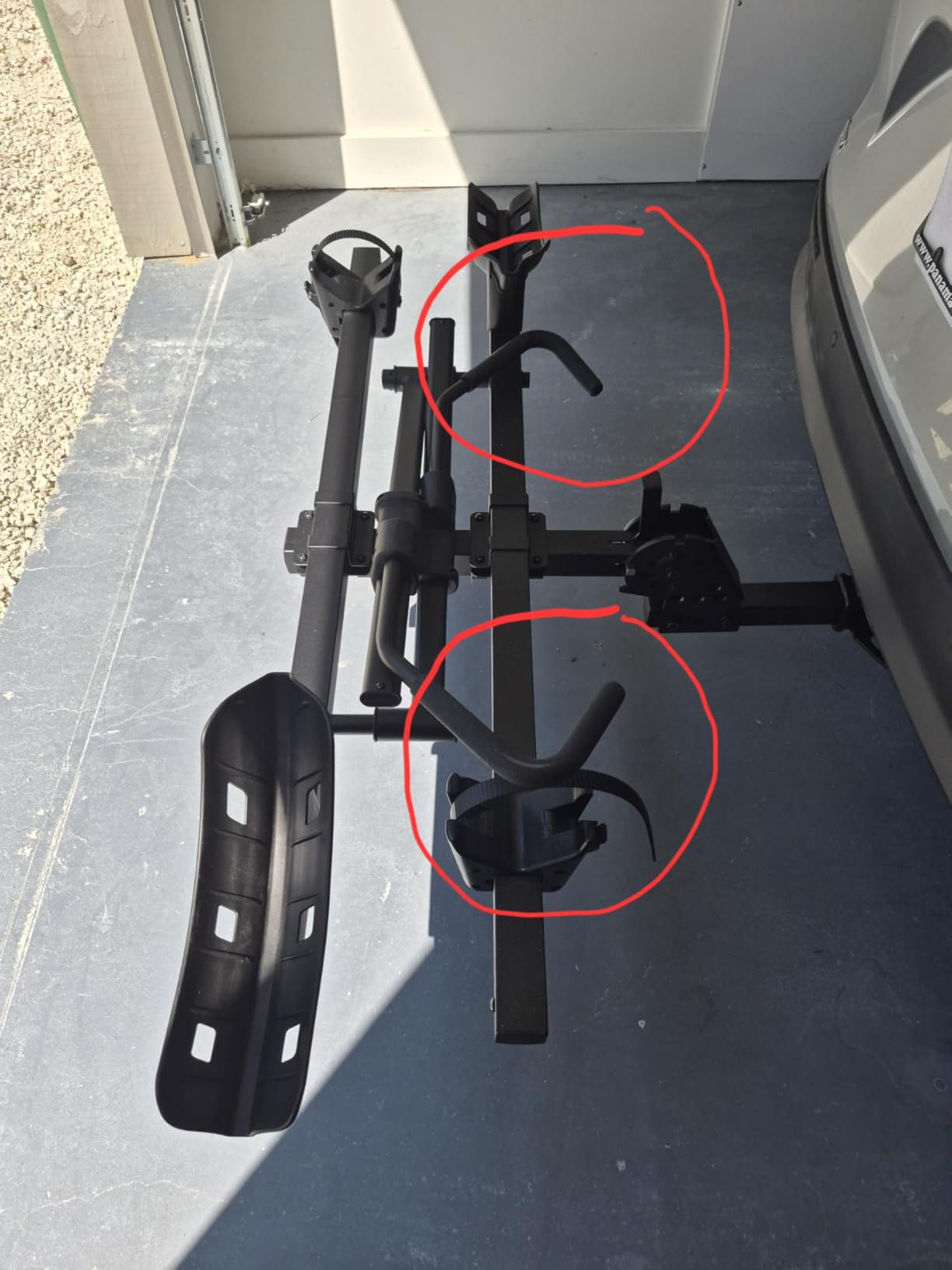 TANX Bike Racks for Ebikes,Fat Tire Bike Rack for Tow Hitch 2-Bike, Smart Tilting Platform for Standard E-Bikes, Fits 2-Inch Receiver customer photo 1