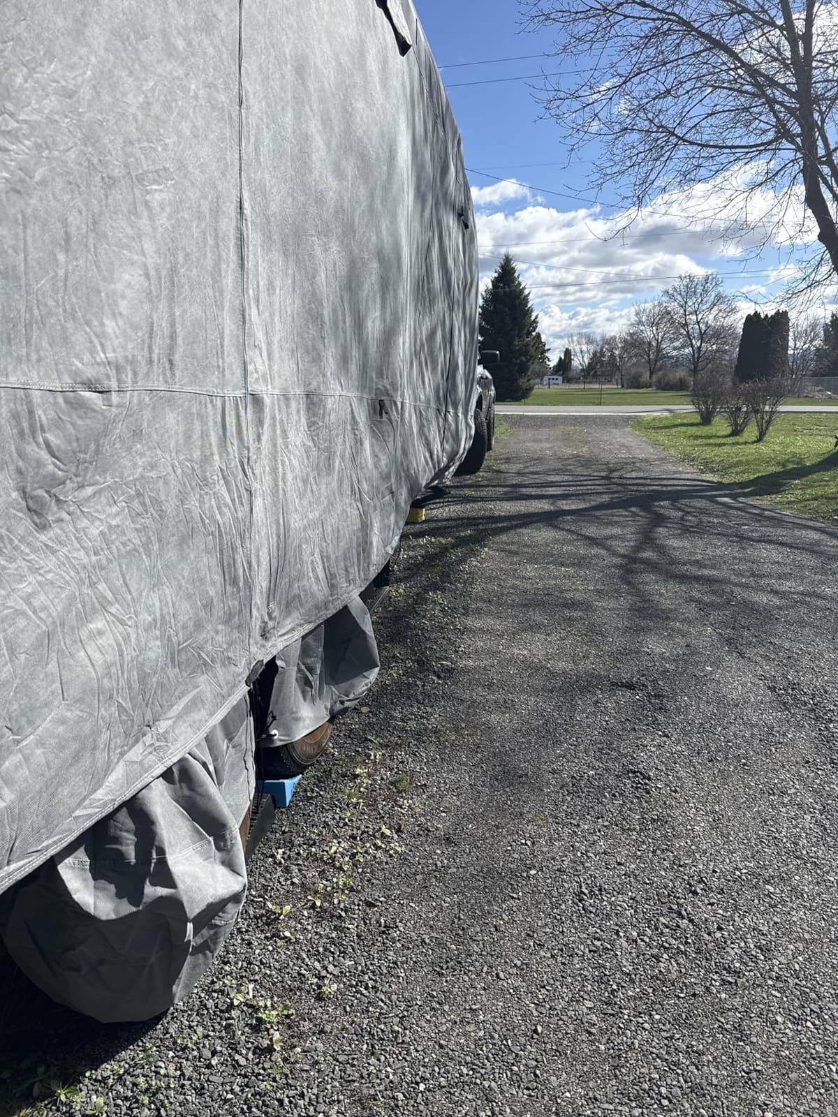 RVMasking Travel Trailer RV Cover, 9-Layer Heavy Duty Waterproof,31-34ft customer photo 2