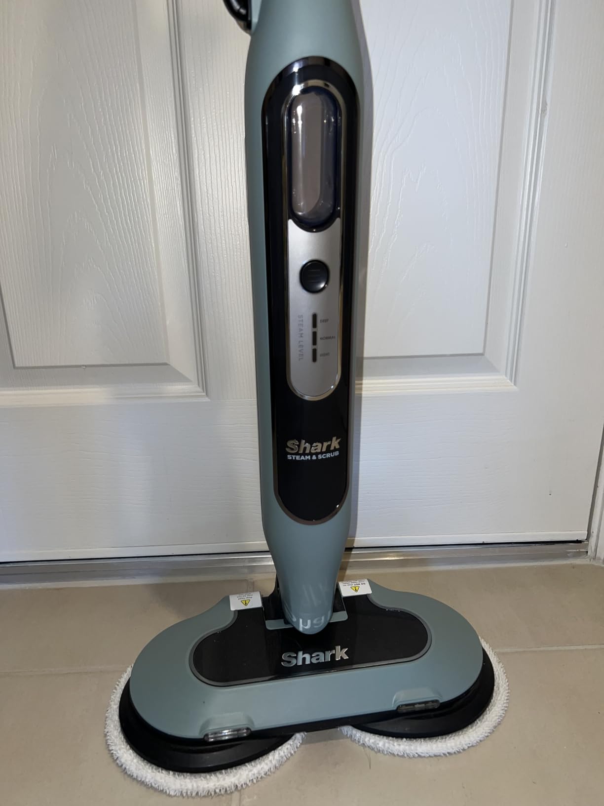 Shark Steam & Scrub Steam Mop, All-in-One Hard Floor Cleaner, Grey, S8001 customer photo 1