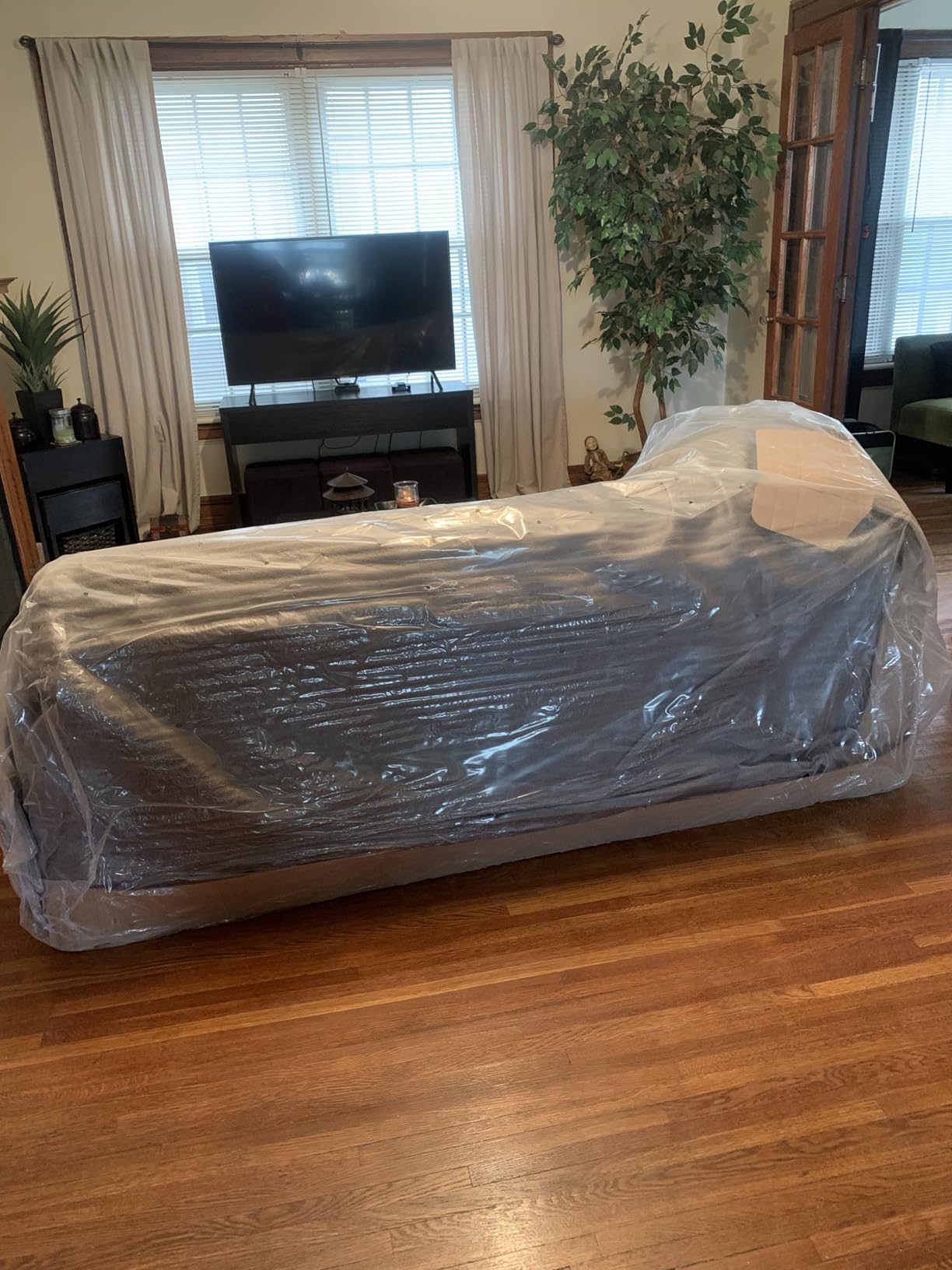 Signature Design by Ashley 79-in Navy Blue Sofa Couch for Living Room customer photo 1