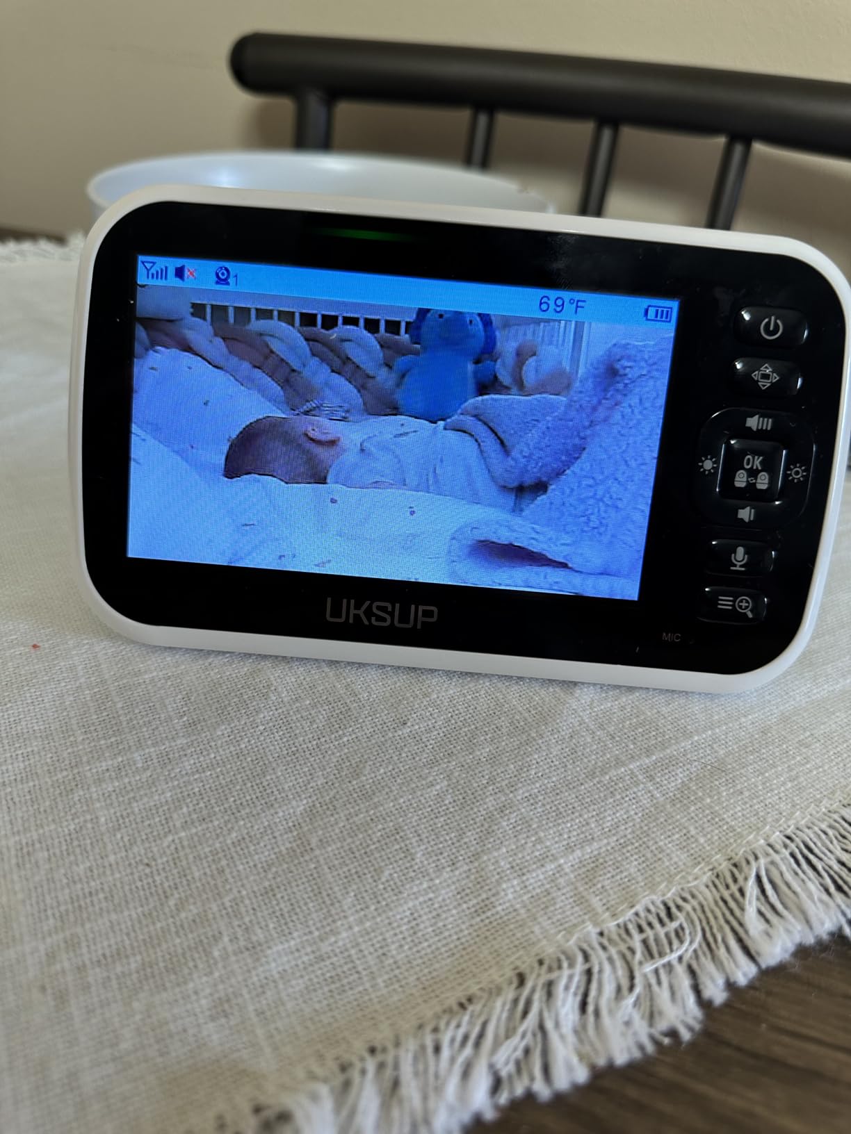 UKSUP Baby Monitor with Camera and Audio with 30 hrs Battery Life & No WiFi customer photo 2