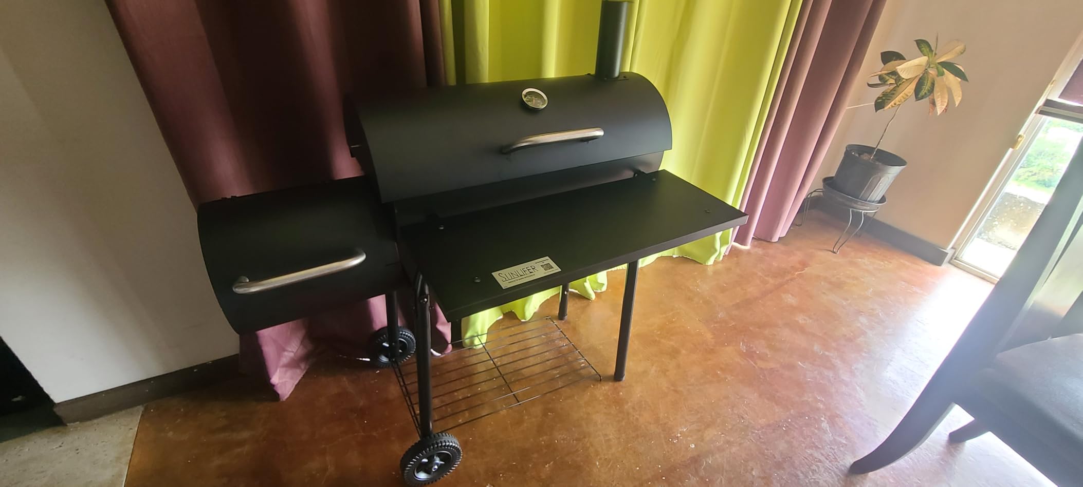Charcoal Grill Offset Smoker: Charcoal Barbecue Grills customer photo 2