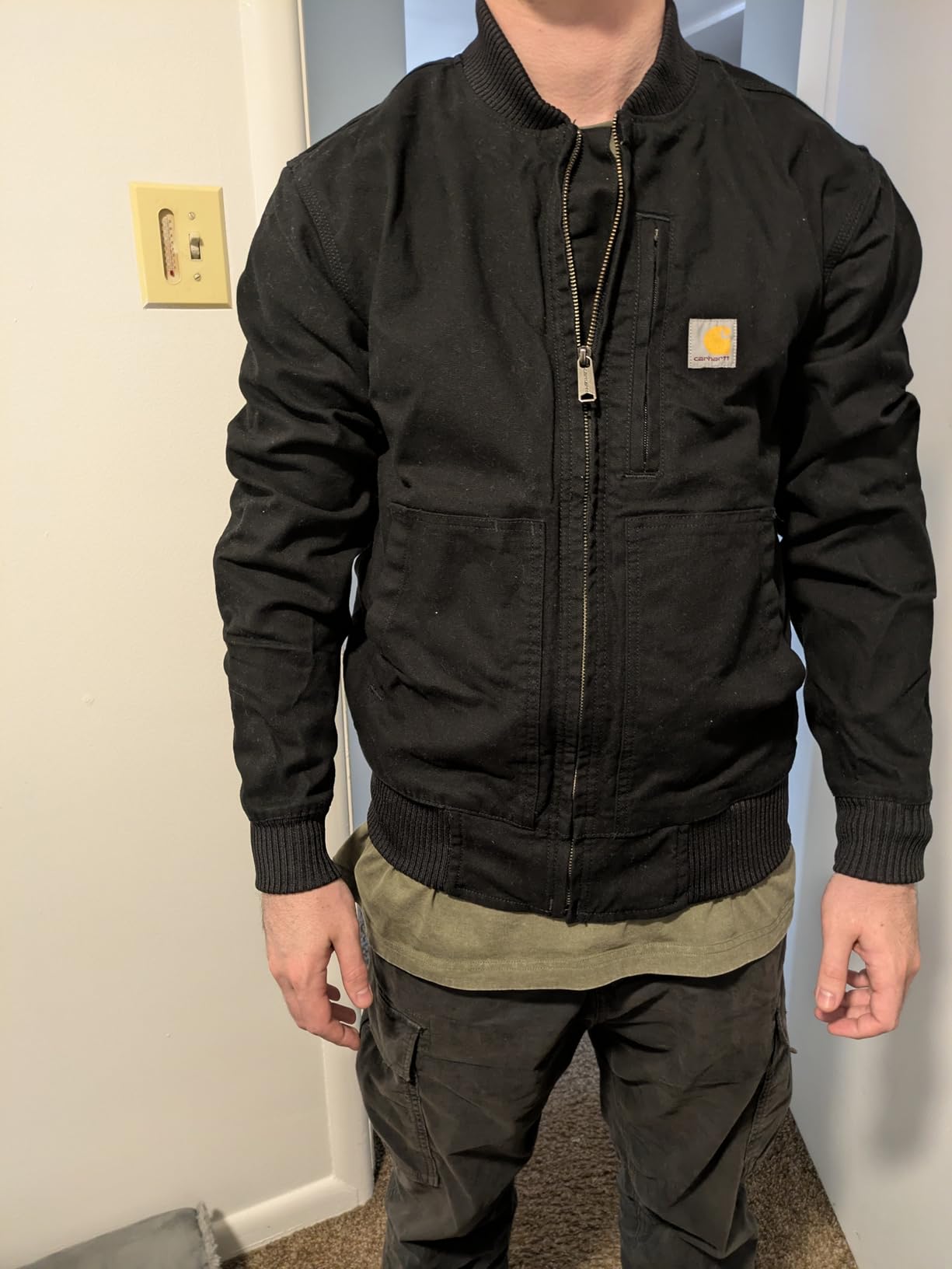 Carhartt Men's Rugged Flex Duck Relaxed Fit Bomber Jacket customer photo 1
