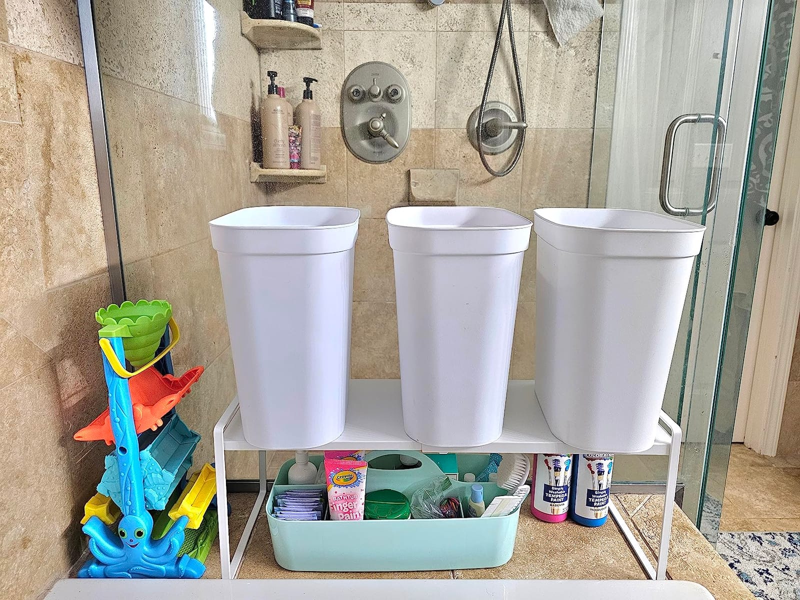 Nxconsu Expandable Shelf for Cabinets, Cabinet Shelf Riser, 12
