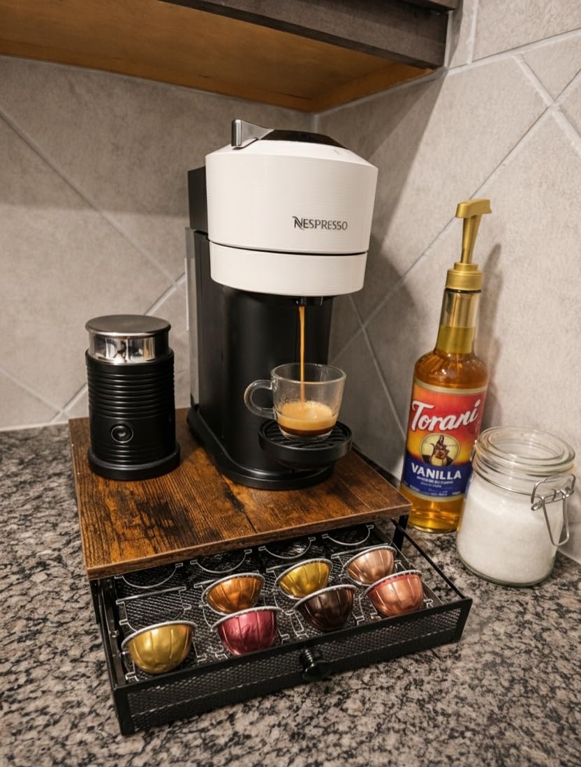 Sedegn Coffee Pod Storage Drawer: Holds 35 K-Cup Pods Coffee Pod Organizer customer photo 2