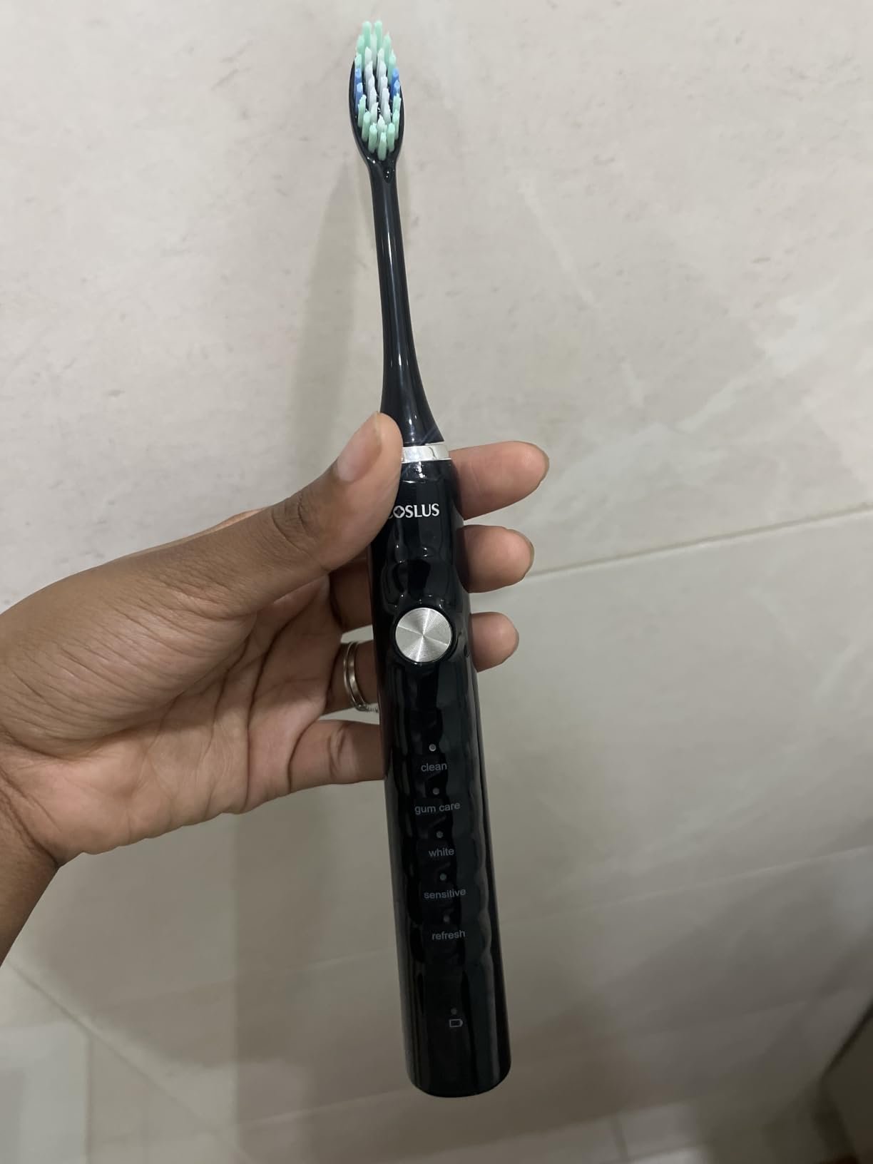 COSLUS C40 Sonic Electric Toothbrush for Adults & Family, Black, 1PC customer photo 1