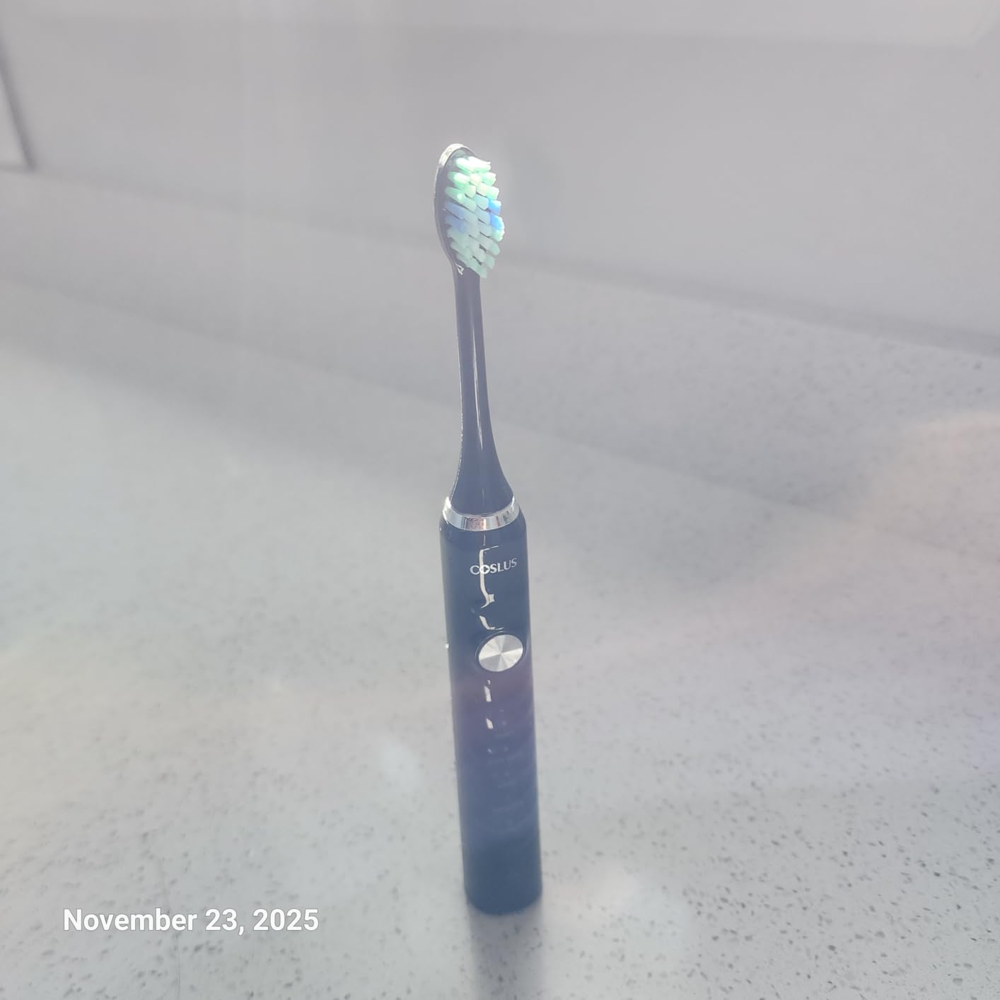 COSLUS C40 Sonic Electric Toothbrush for Adults & Family, Black, 1PC customer photo 2