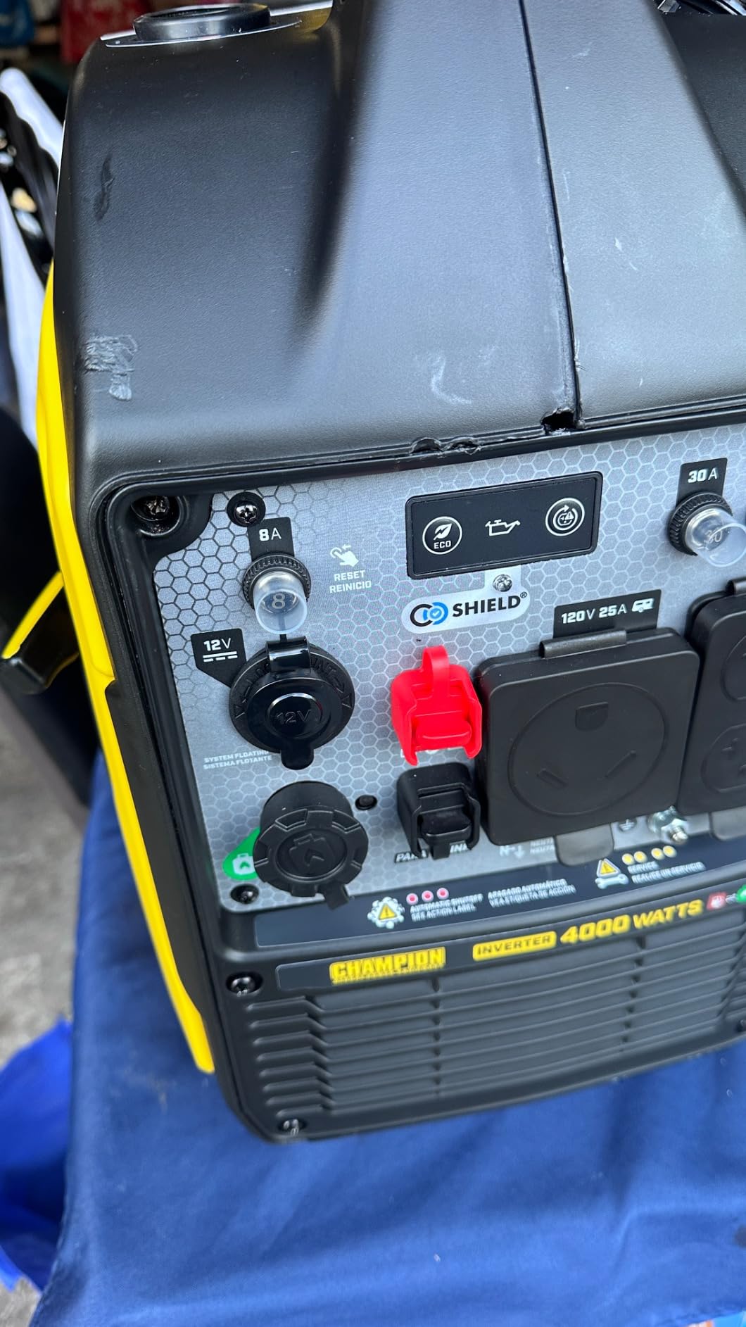 Champion Power Equipment 4000-Watt Dual Fuel RV Ready Portable Inverter Generator with Quiet Technology and Free 3-Year Warranty customer photo 1