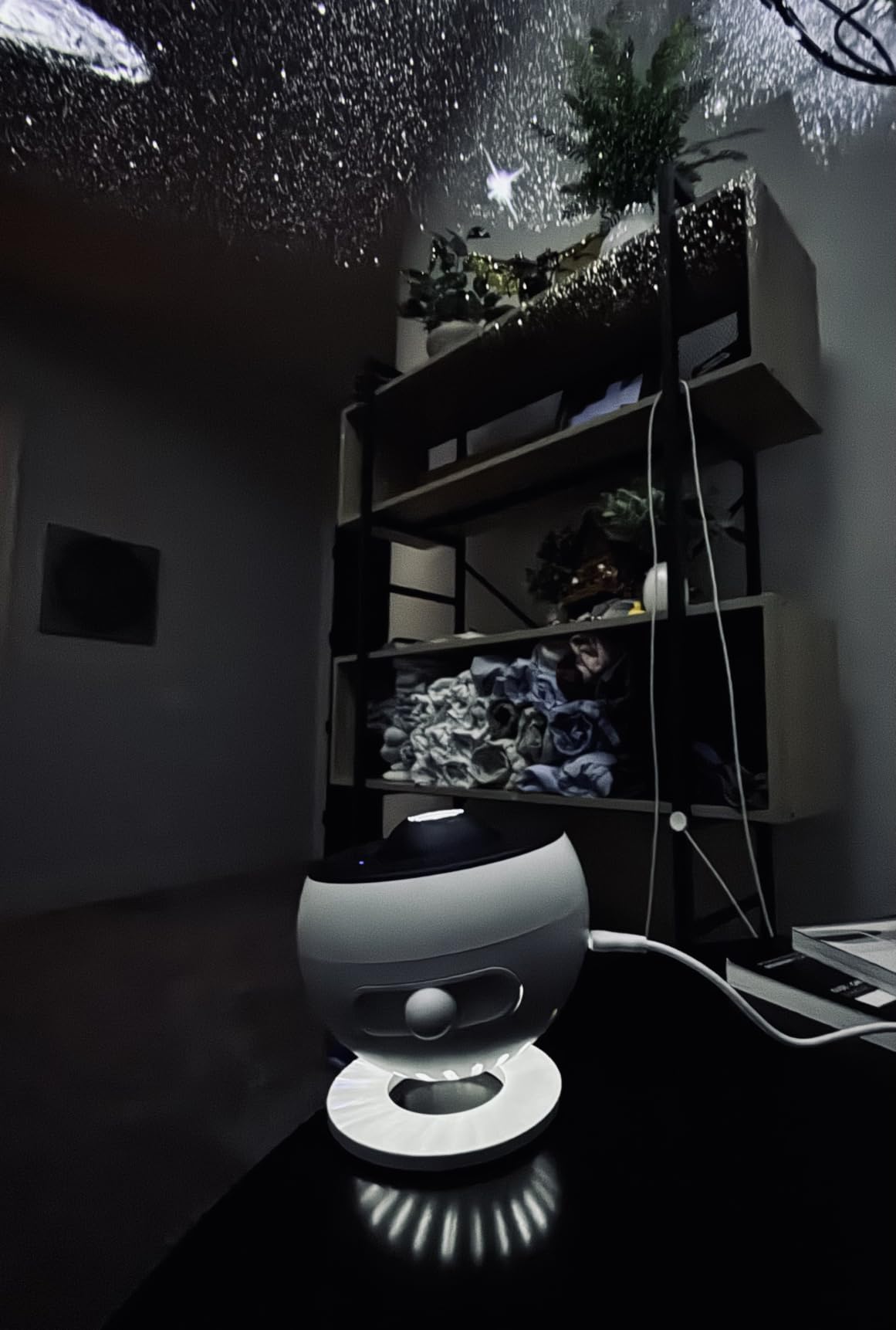 Galaxy Projector Night Light, 13-in-1 Star Projector for Bedroom, White customer photo 1