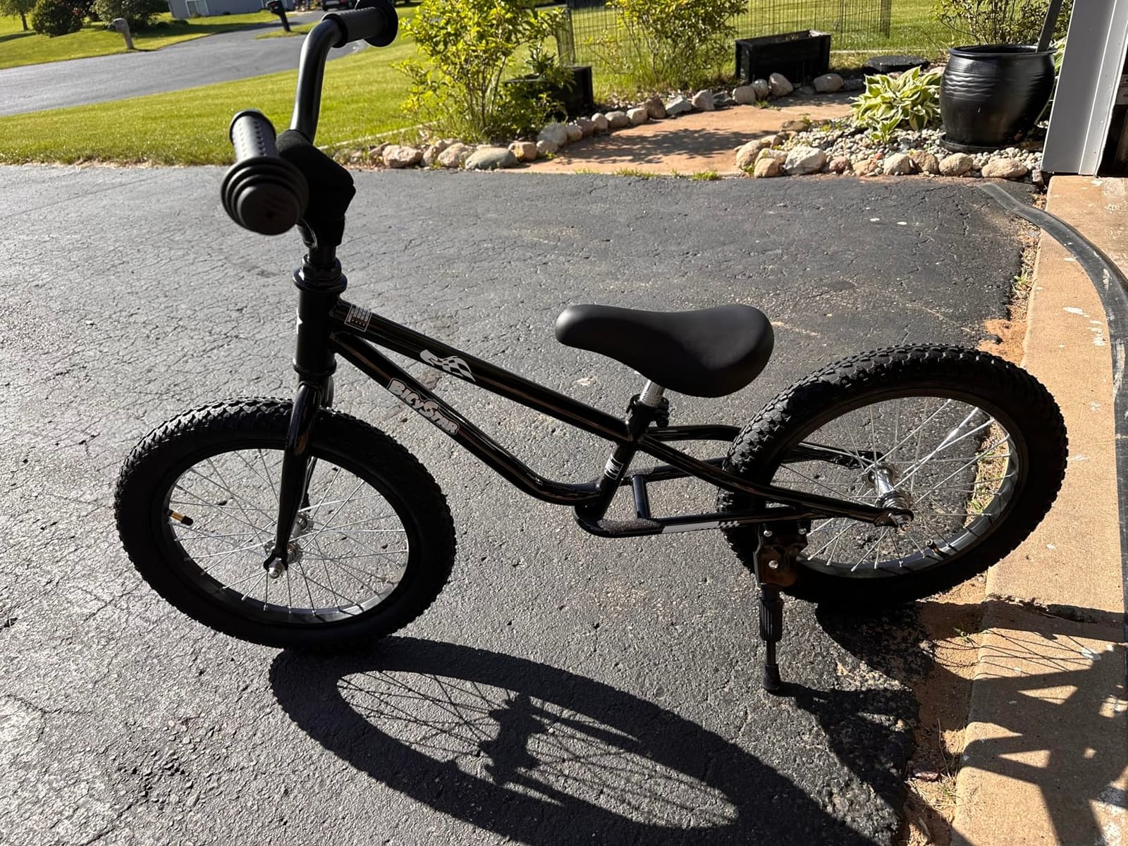 bicystar 16 Inch Balance Bike for Kids BMX Air Tires 5-8 Years White customer photo 1