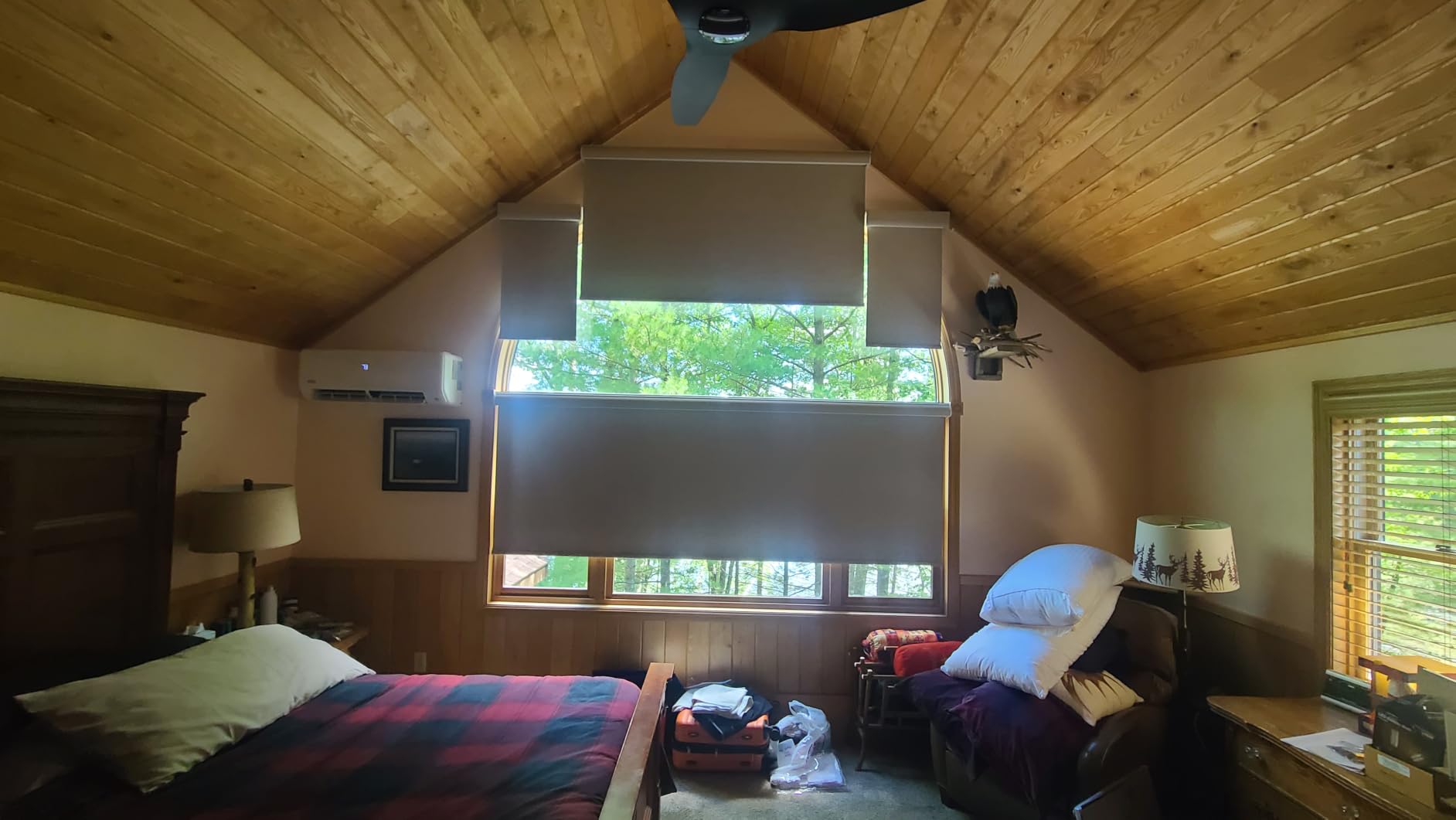 Kincmo Motorized Blinds with Remote, APP, Voice Control - 100% Blackout customer photo 2